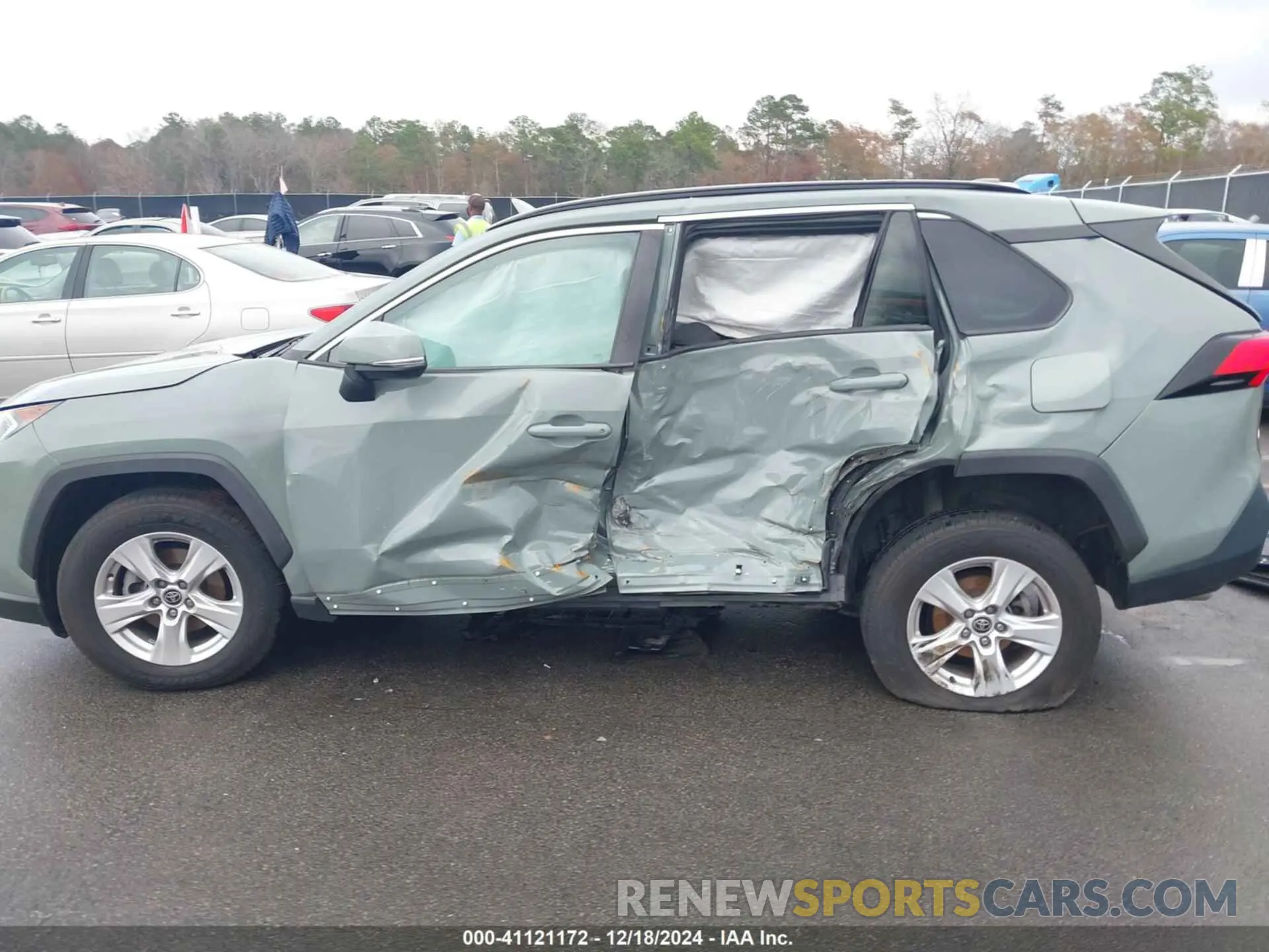 13 fotografías del automóvil dañado 2T3P1RFV9MW203411 TOYOTA RAV4 2021