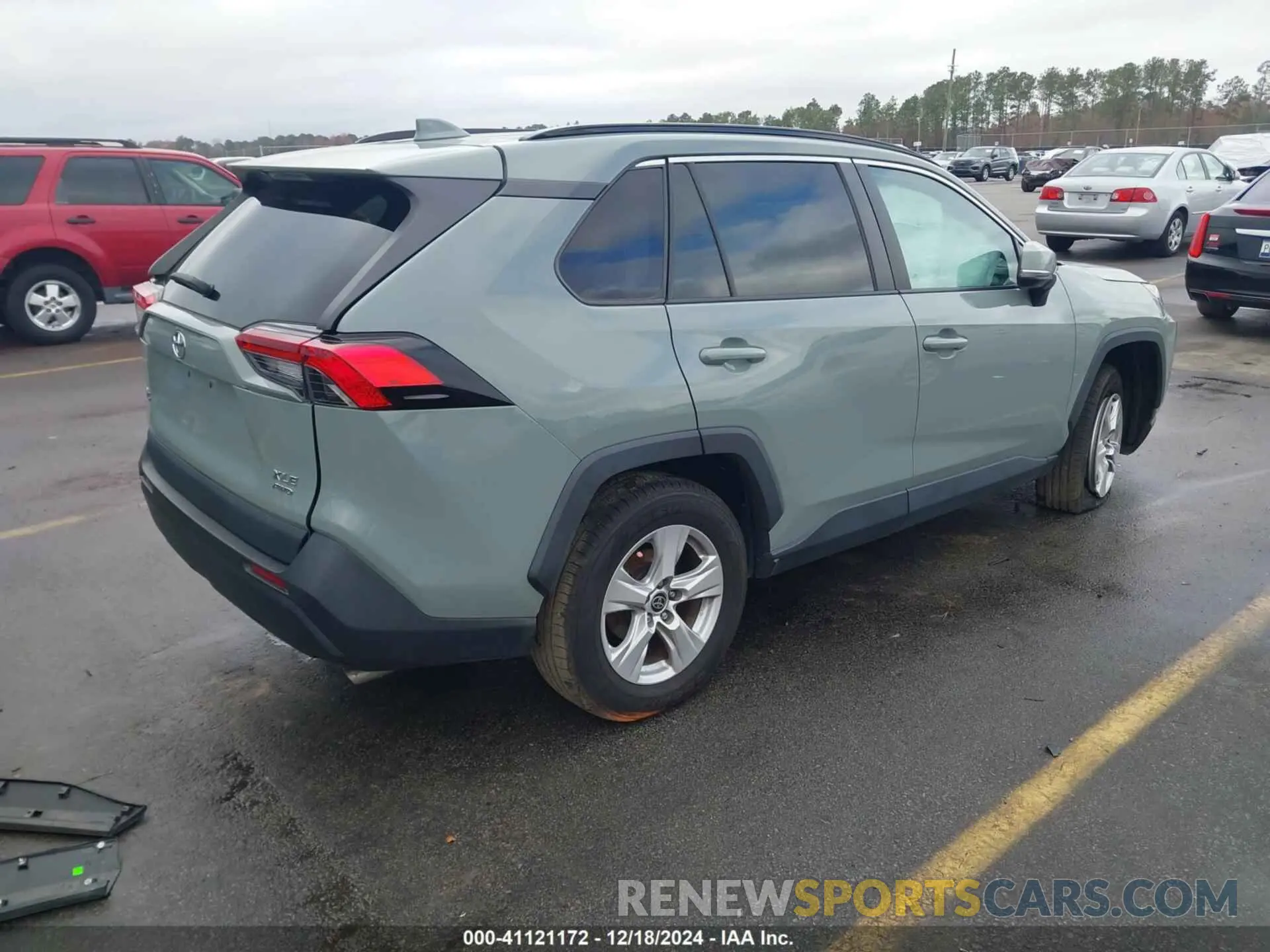 4 fotografías del automóvil dañado 2T3P1RFV9MW203411 TOYOTA RAV4 2021