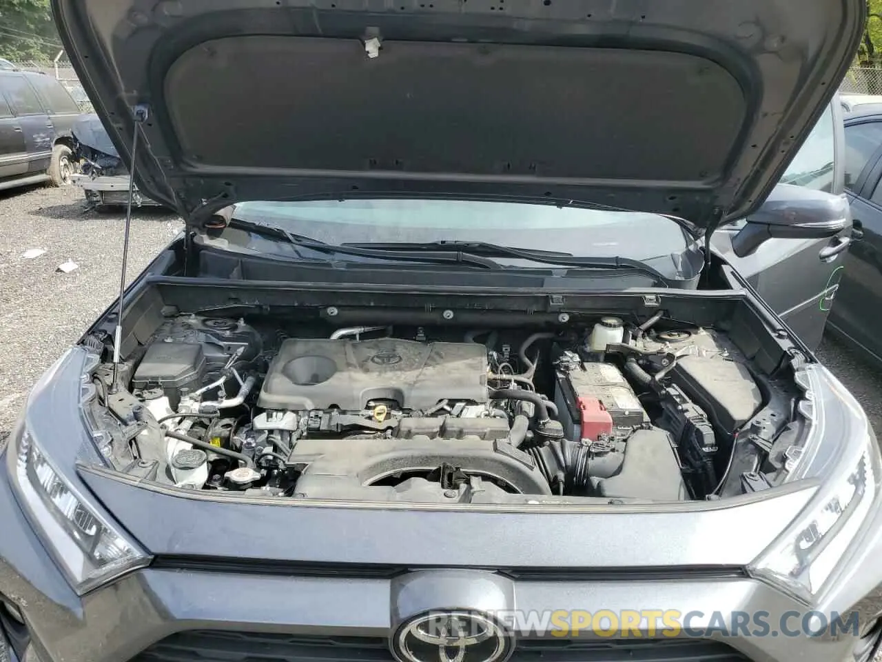 12 fotografías del automóvil dañado 2T3P1RFVXMC238167 TOYOTA RAV4 2021