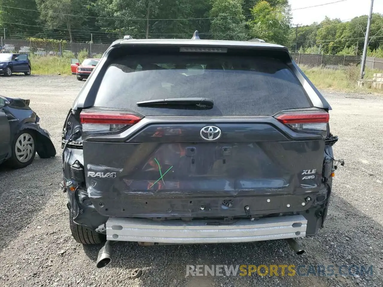6 fotografías del automóvil dañado 2T3P1RFVXMC238167 TOYOTA RAV4 2021