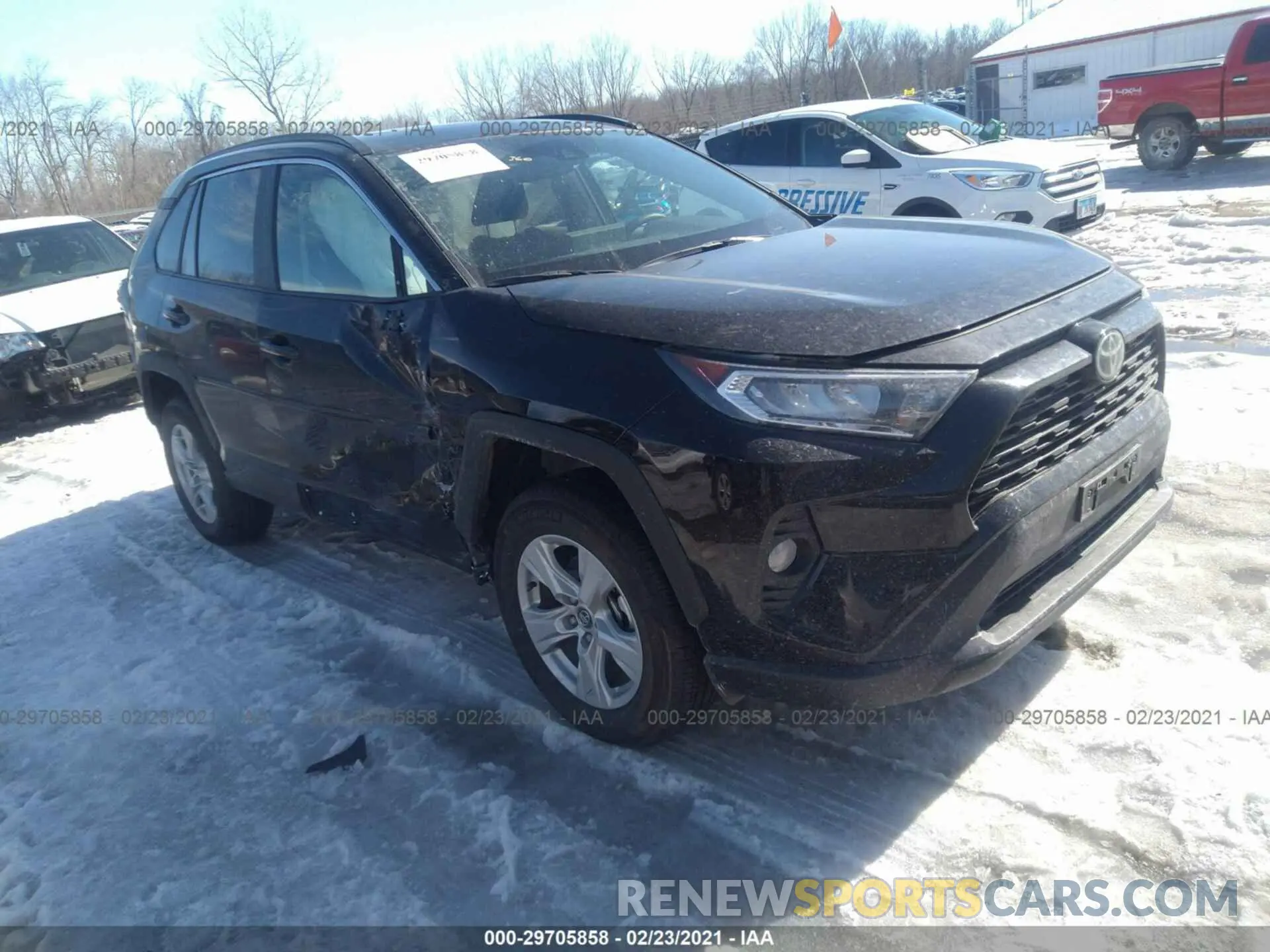 1 fotografías del automóvil dañado 2T3P1RFVXMW140951 TOYOTA RAV4 2021