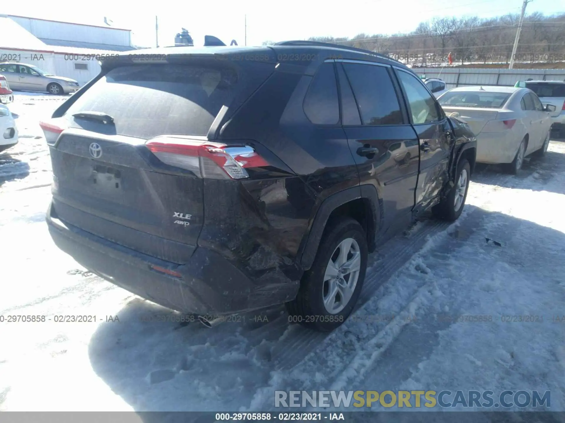 4 fotografías del automóvil dañado 2T3P1RFVXMW140951 TOYOTA RAV4 2021