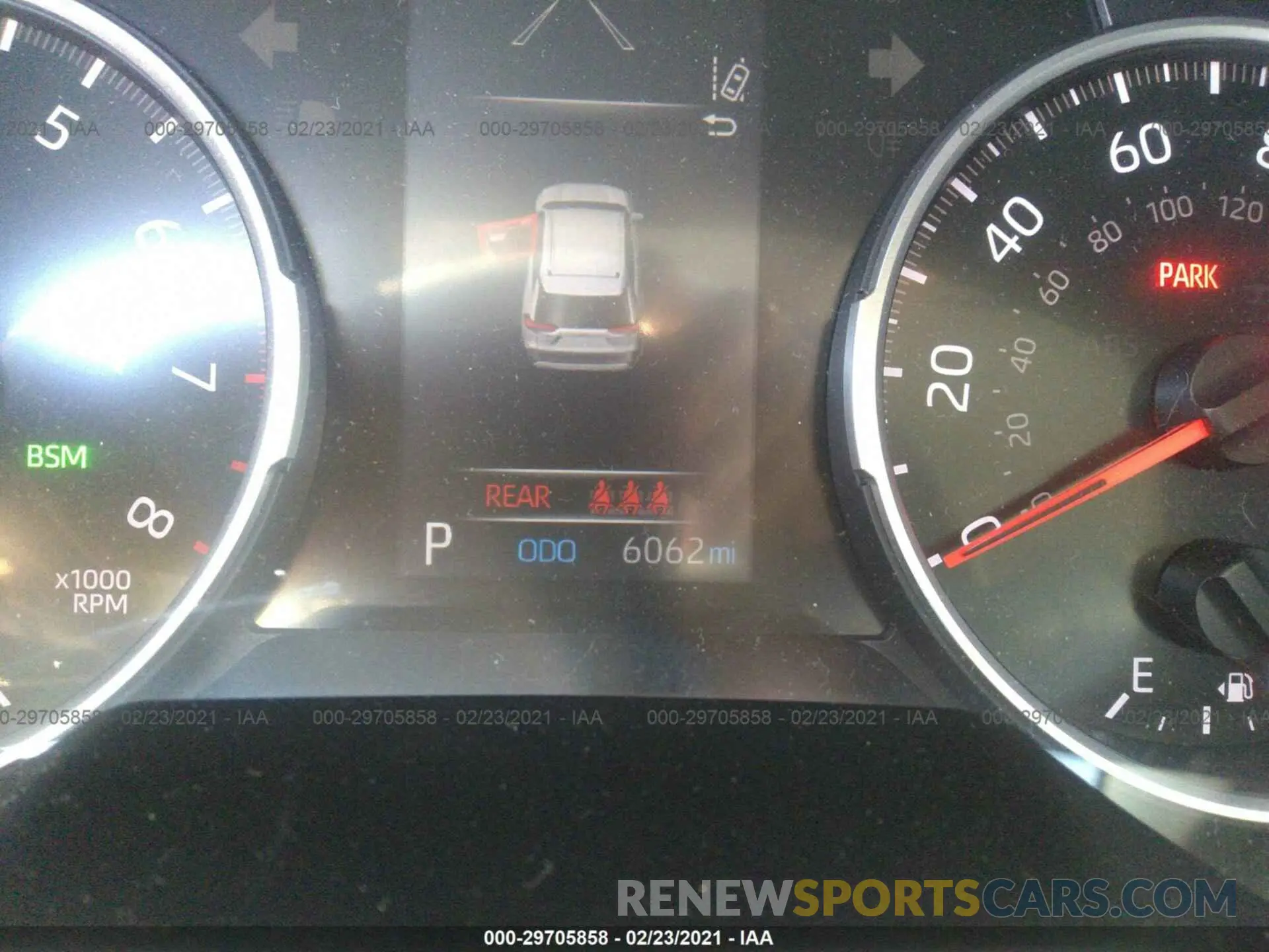 7 fotografías del automóvil dañado 2T3P1RFVXMW140951 TOYOTA RAV4 2021