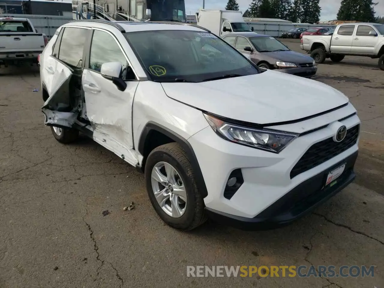 1 fotografías del automóvil dañado 2T3P1RFVXMW154140 TOYOTA RAV4 2021