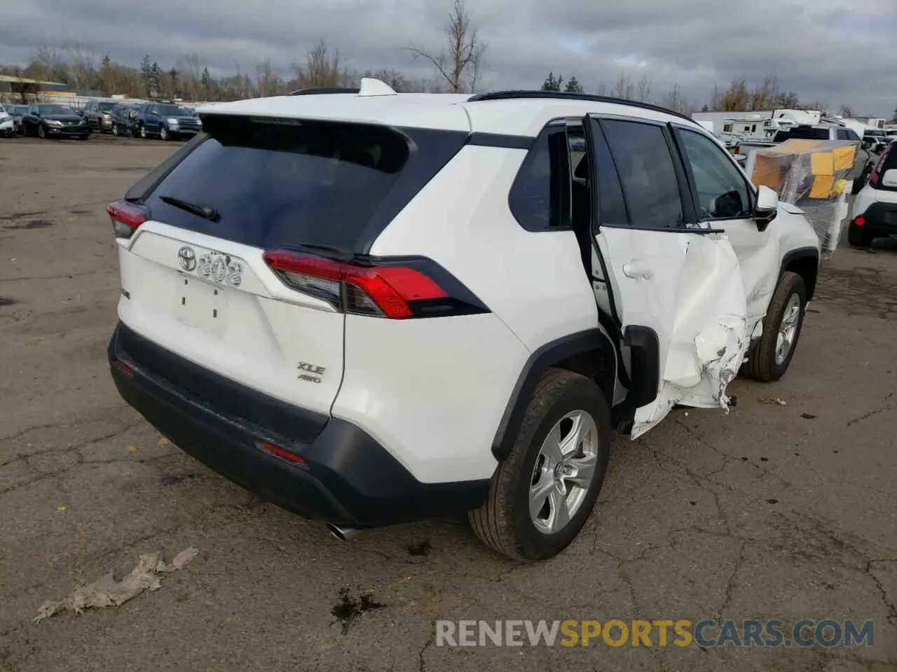 4 fotografías del automóvil dañado 2T3P1RFVXMW154140 TOYOTA RAV4 2021