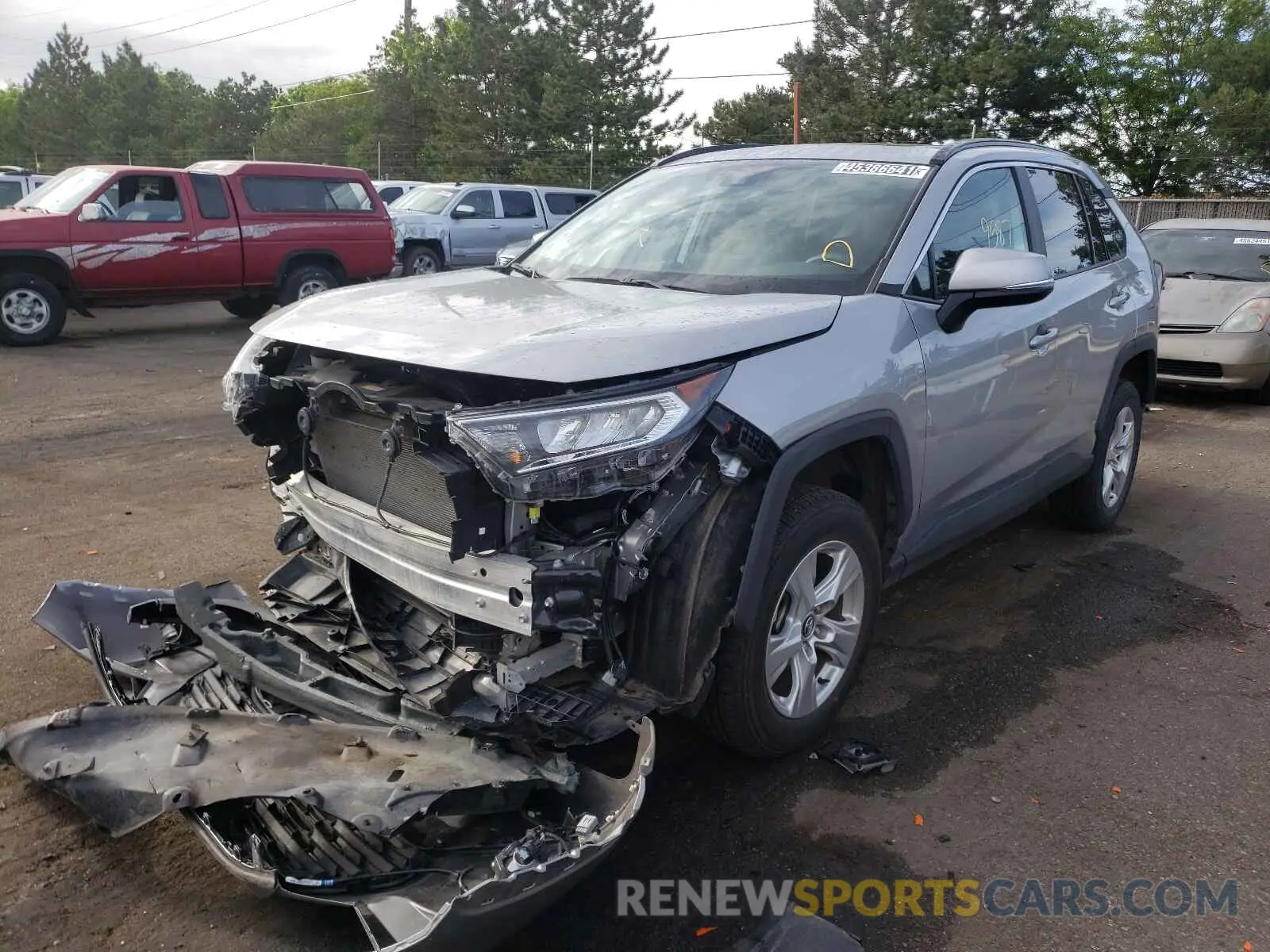 2 fotografías del automóvil dañado 2T3P1RFVXMW165039 TOYOTA RAV4 2021