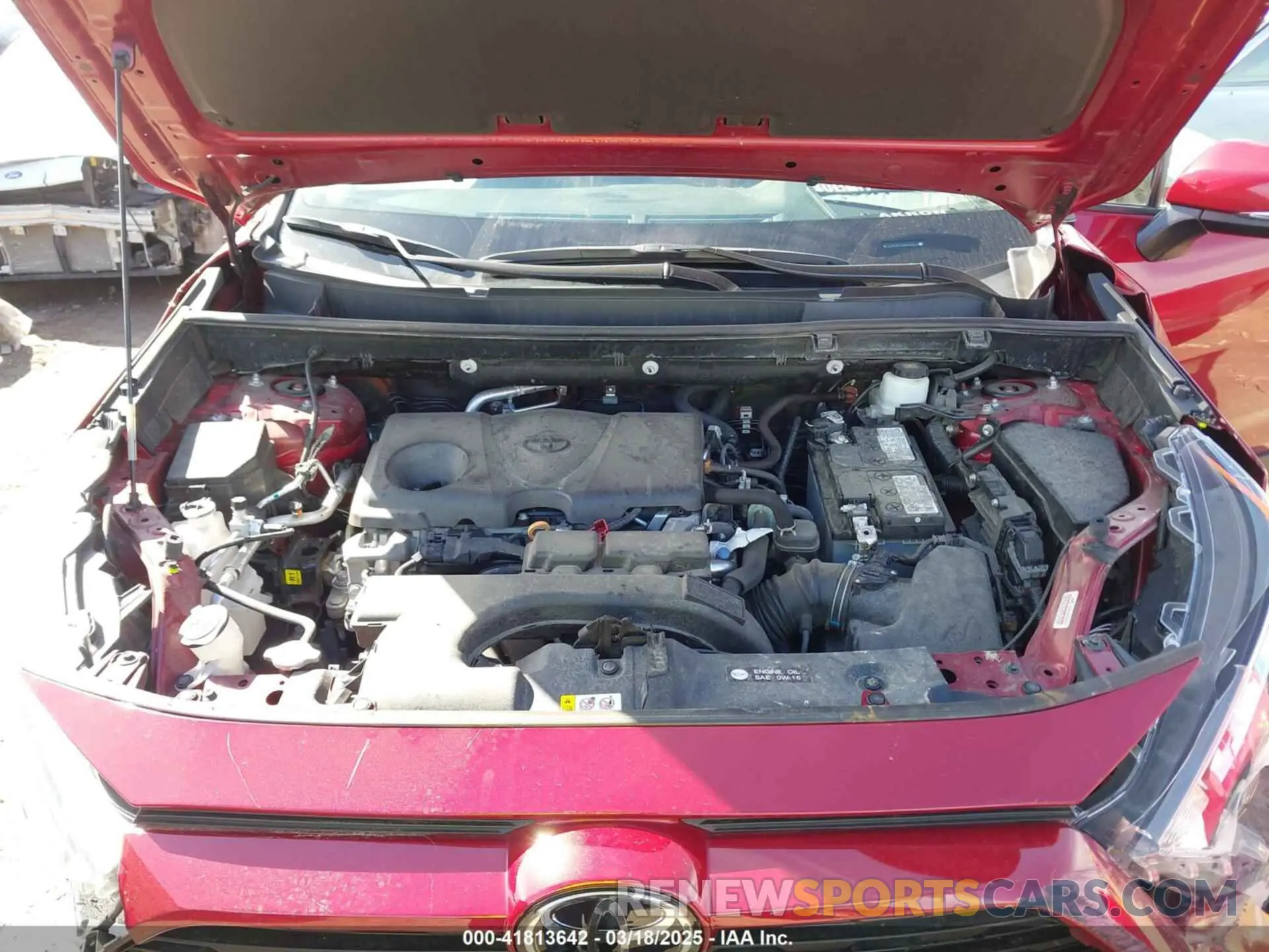 10 fotografías del automóvil dañado 2T3P1RFVXMW182553 TOYOTA RAV4 2021
