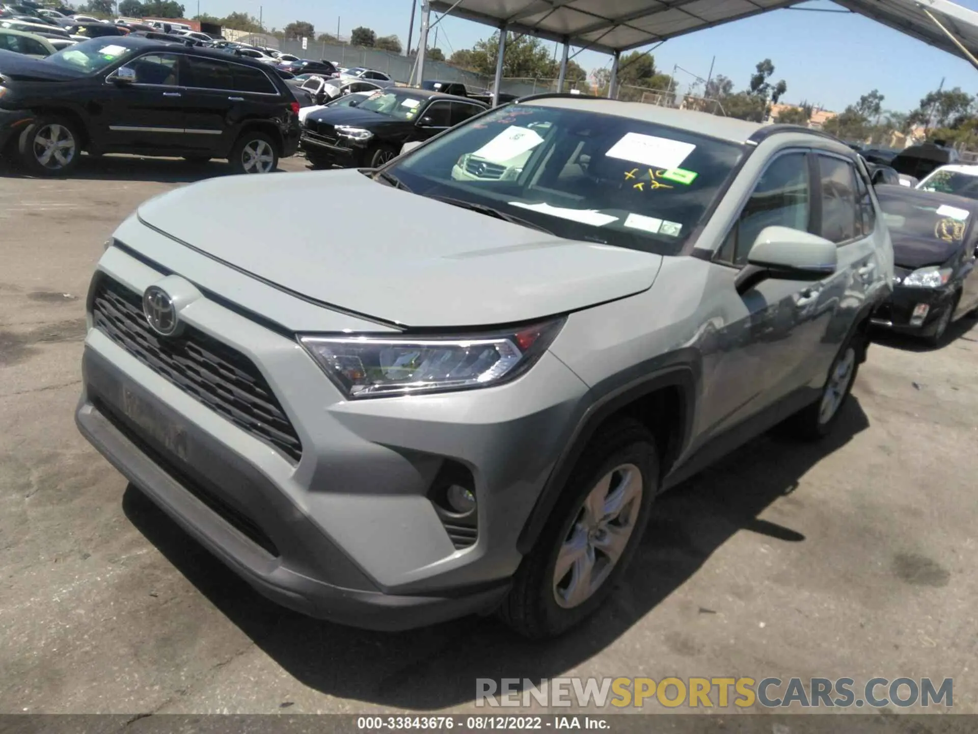 2 fotografías del automóvil dañado 2T3P1RFVXMW193021 TOYOTA RAV4 2021