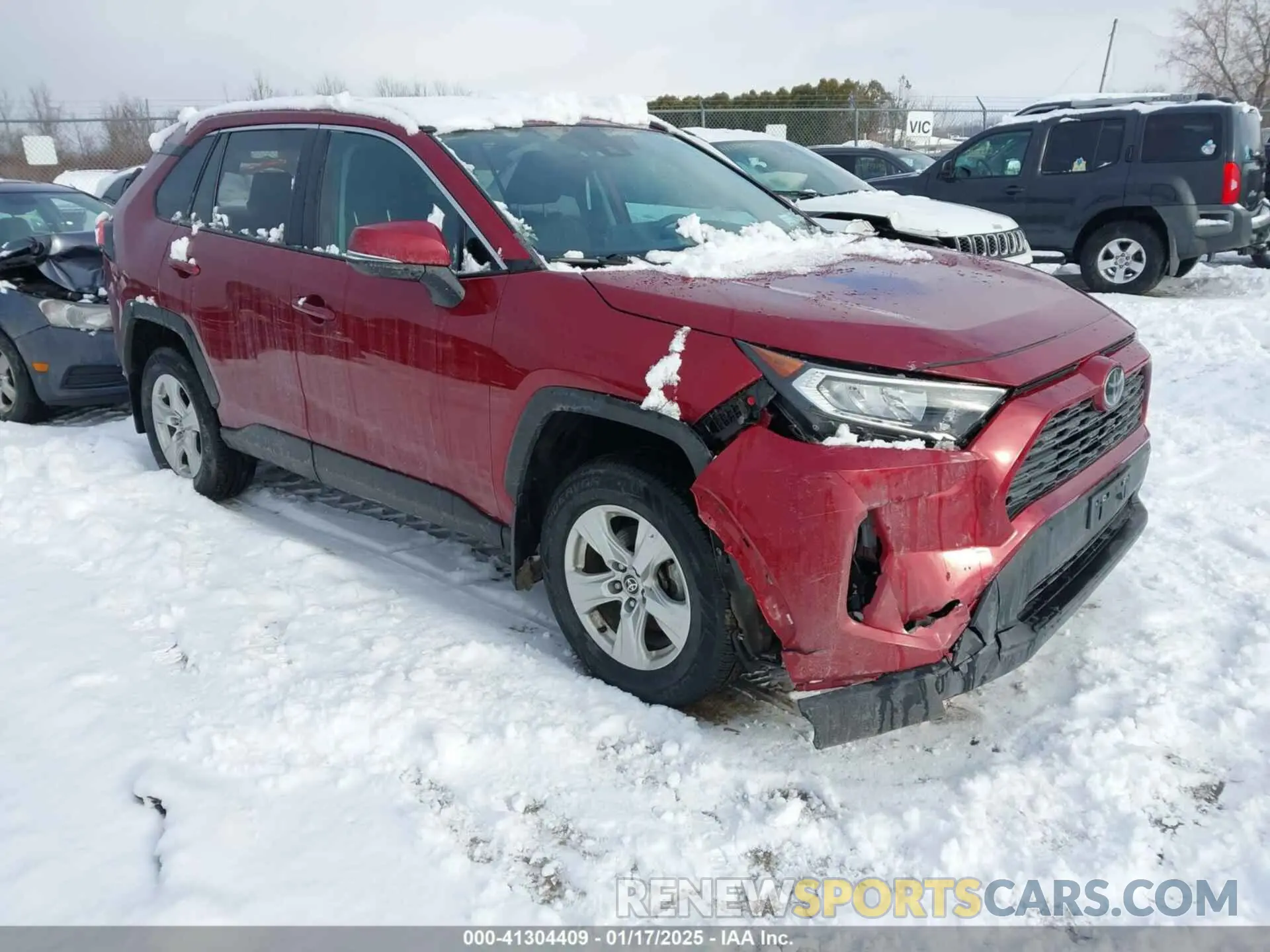 1 fotografías del automóvil dañado 2T3P1RFVXMW212201 TOYOTA RAV4 2021