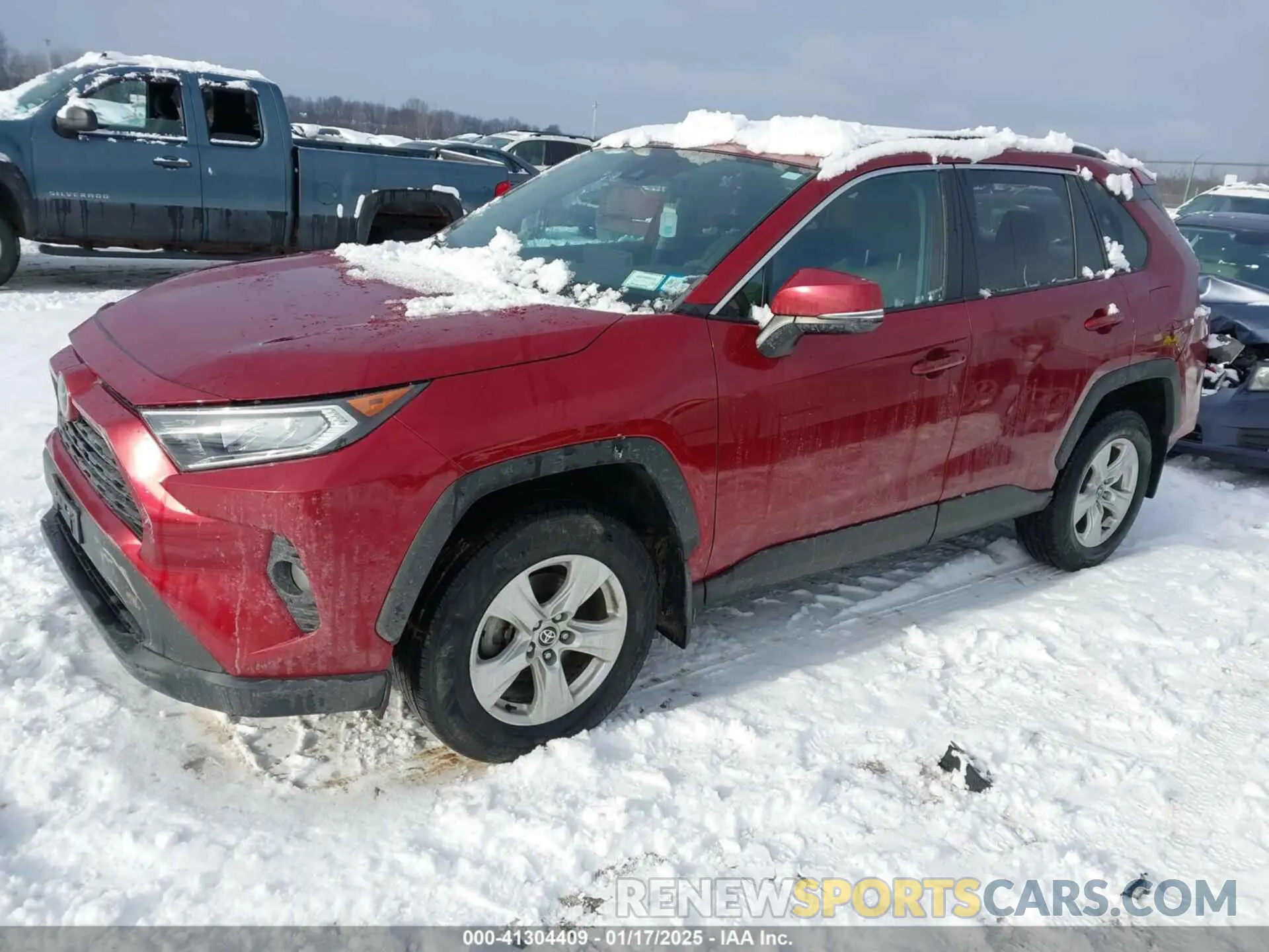 2 fotografías del automóvil dañado 2T3P1RFVXMW212201 TOYOTA RAV4 2021