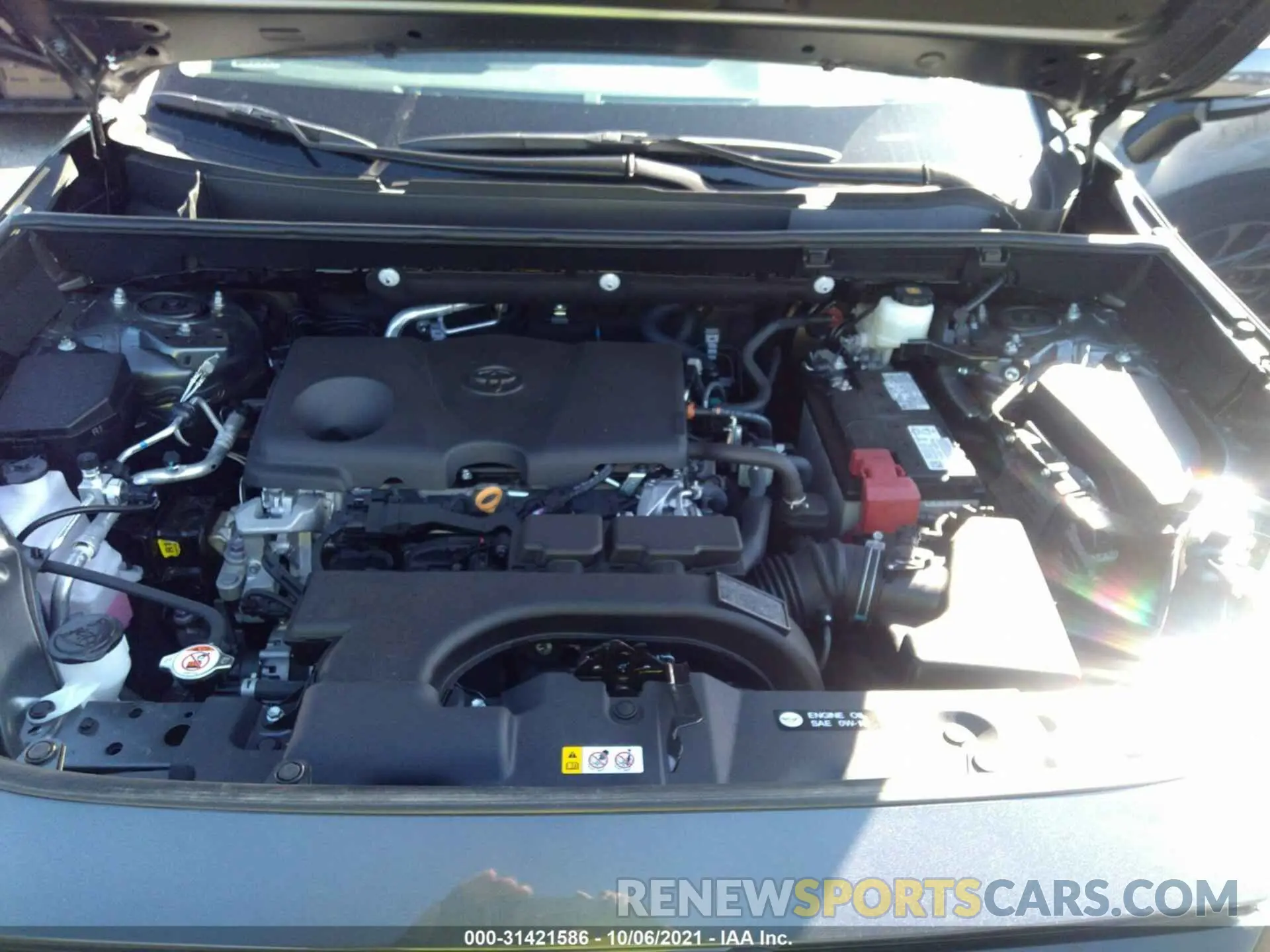 10 fotografías del automóvil dañado 2T3P1RFVXMW219147 TOYOTA RAV4 2021