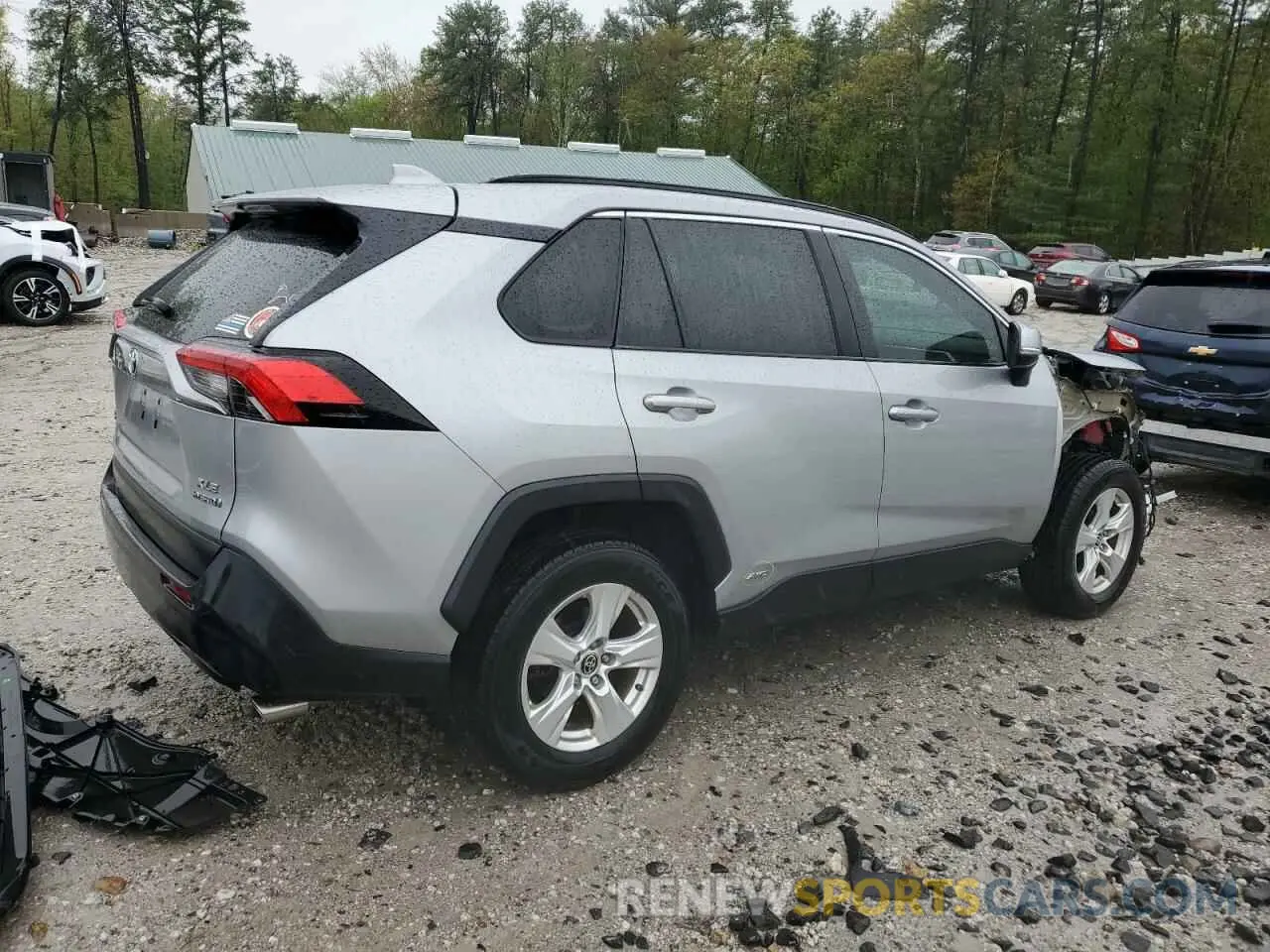 3 fotografías del automóvil dañado 2T3R6RFV0MW012714 TOYOTA RAV4 2021