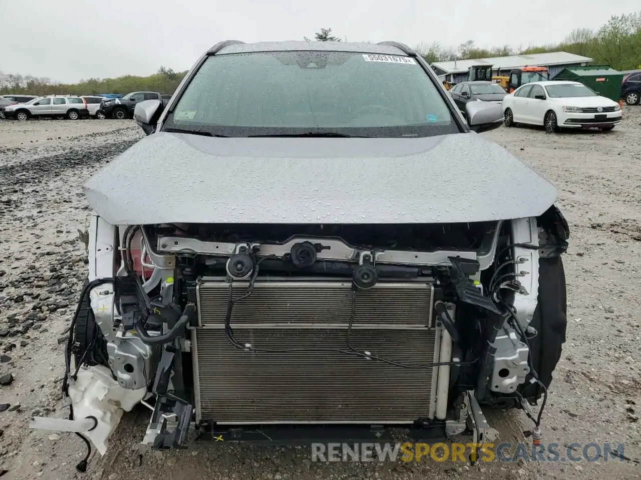 5 fotografías del automóvil dañado 2T3R6RFV0MW012714 TOYOTA RAV4 2021