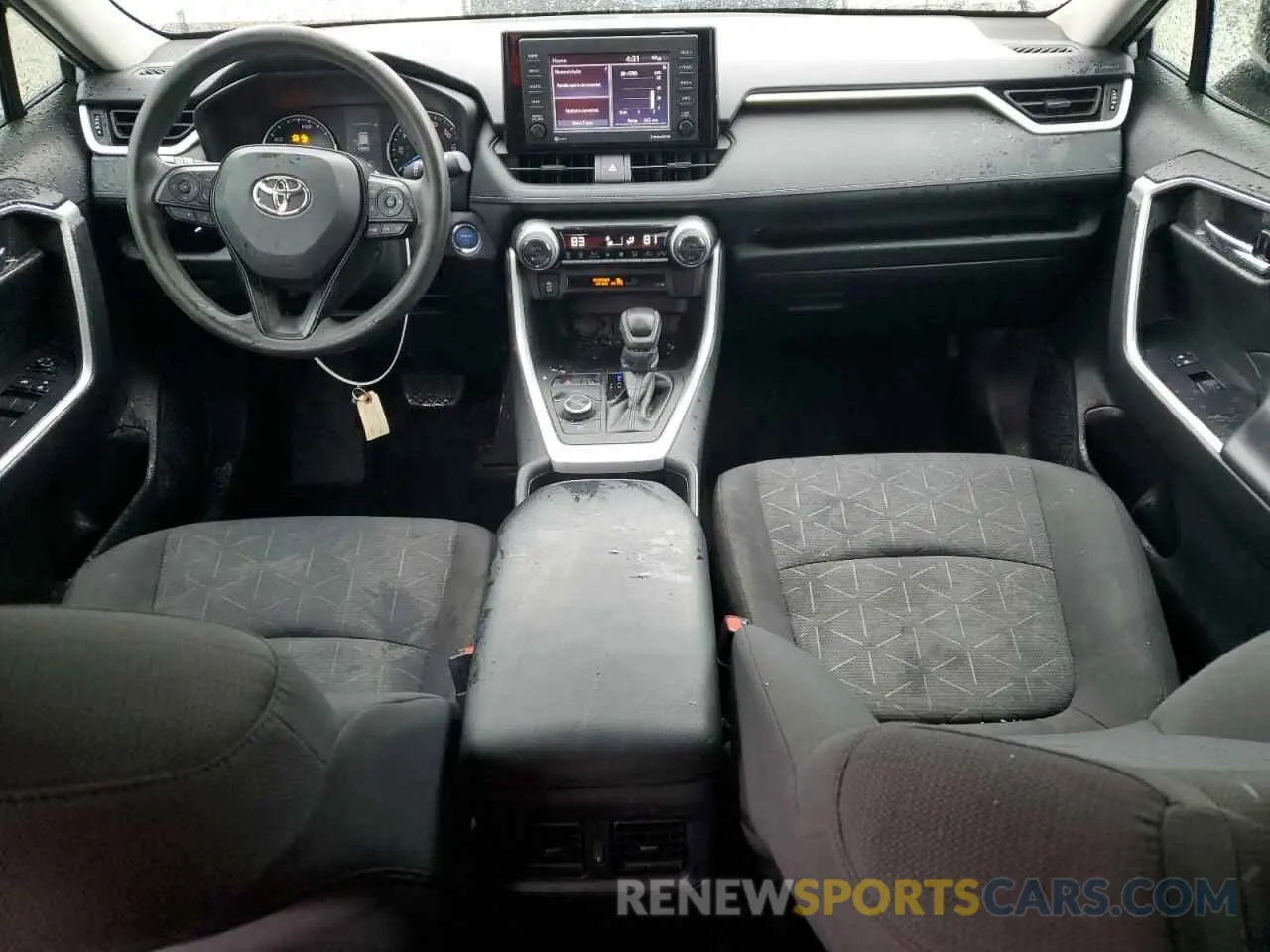 8 fotografías del automóvil dañado 2T3R6RFV0MW012714 TOYOTA RAV4 2021