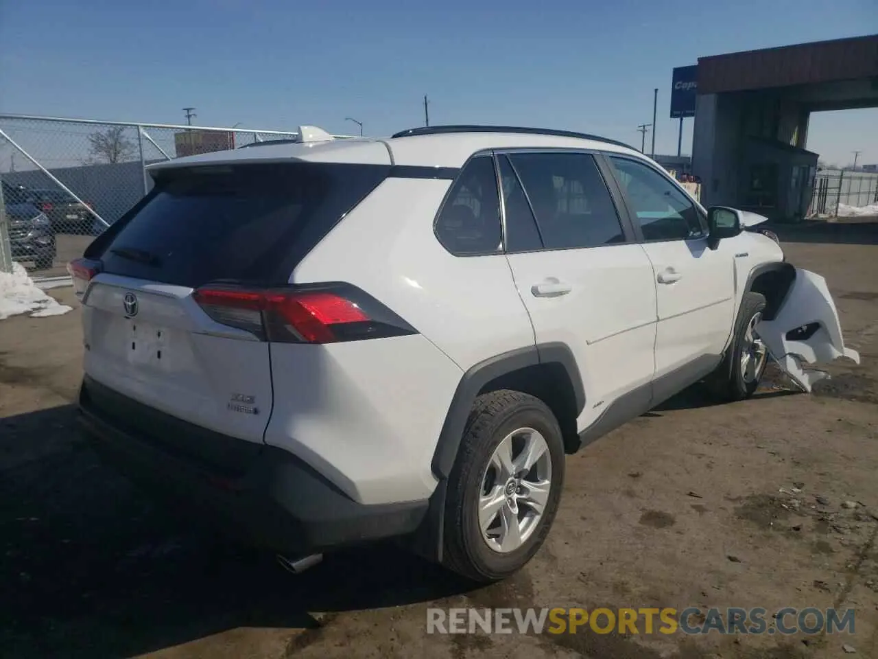 4 fotografías del automóvil dañado 2T3R6RFV1MW004721 TOYOTA RAV4 2021