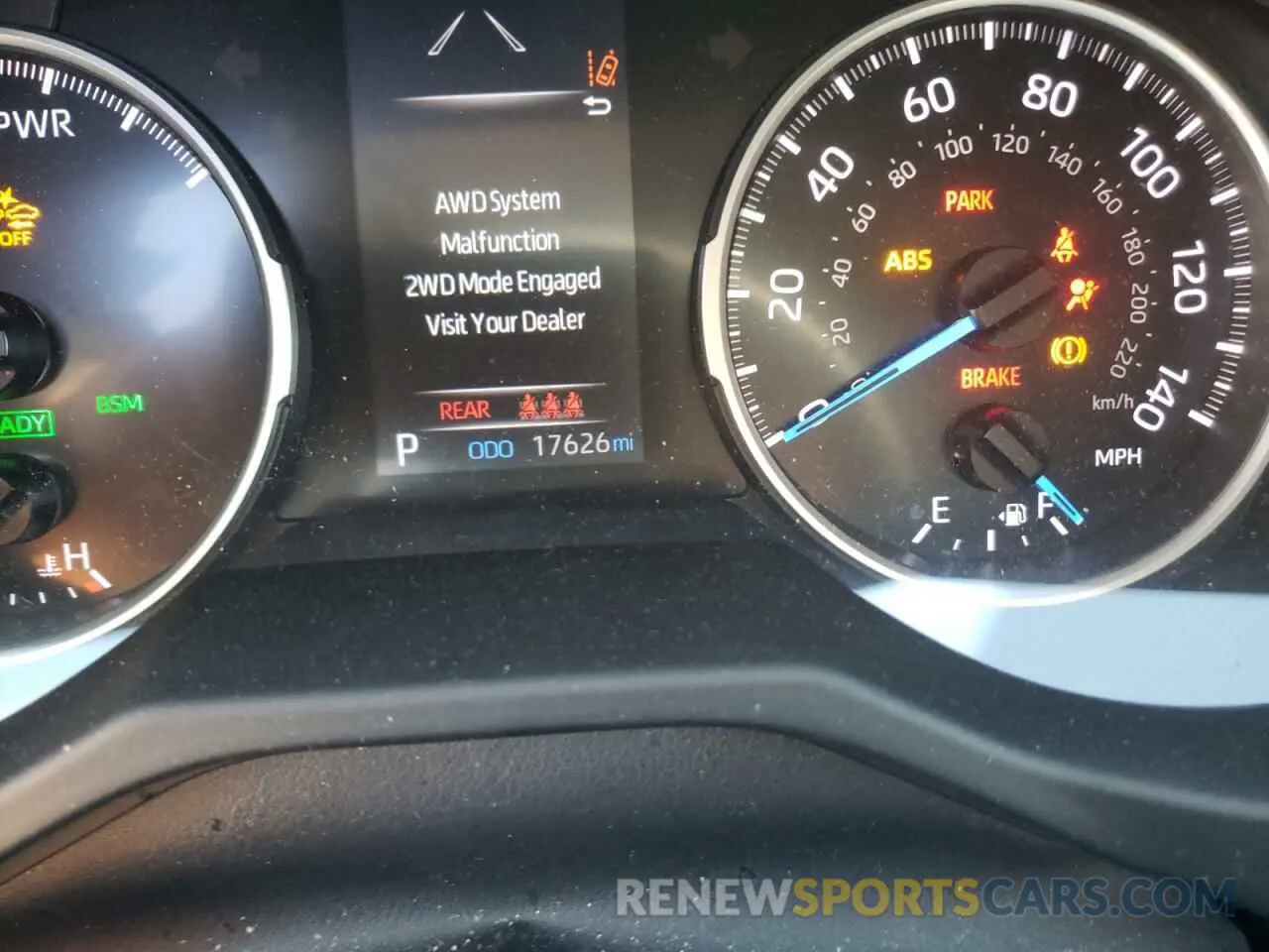 8 fotografías del automóvil dañado 2T3R6RFV1MW004721 TOYOTA RAV4 2021