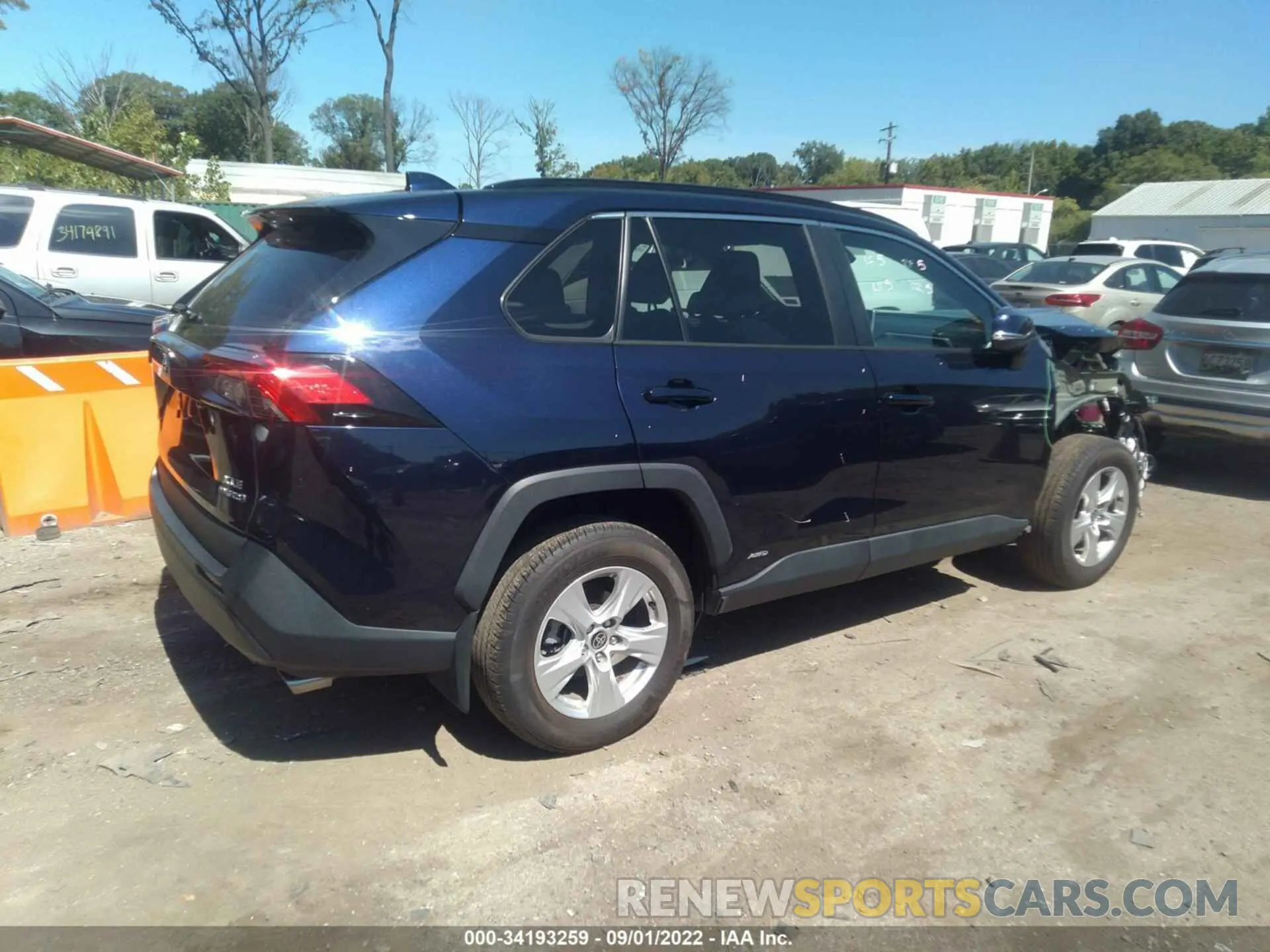 4 fotografías del automóvil dañado 2T3R6RFV7MW010166 TOYOTA RAV4 2021