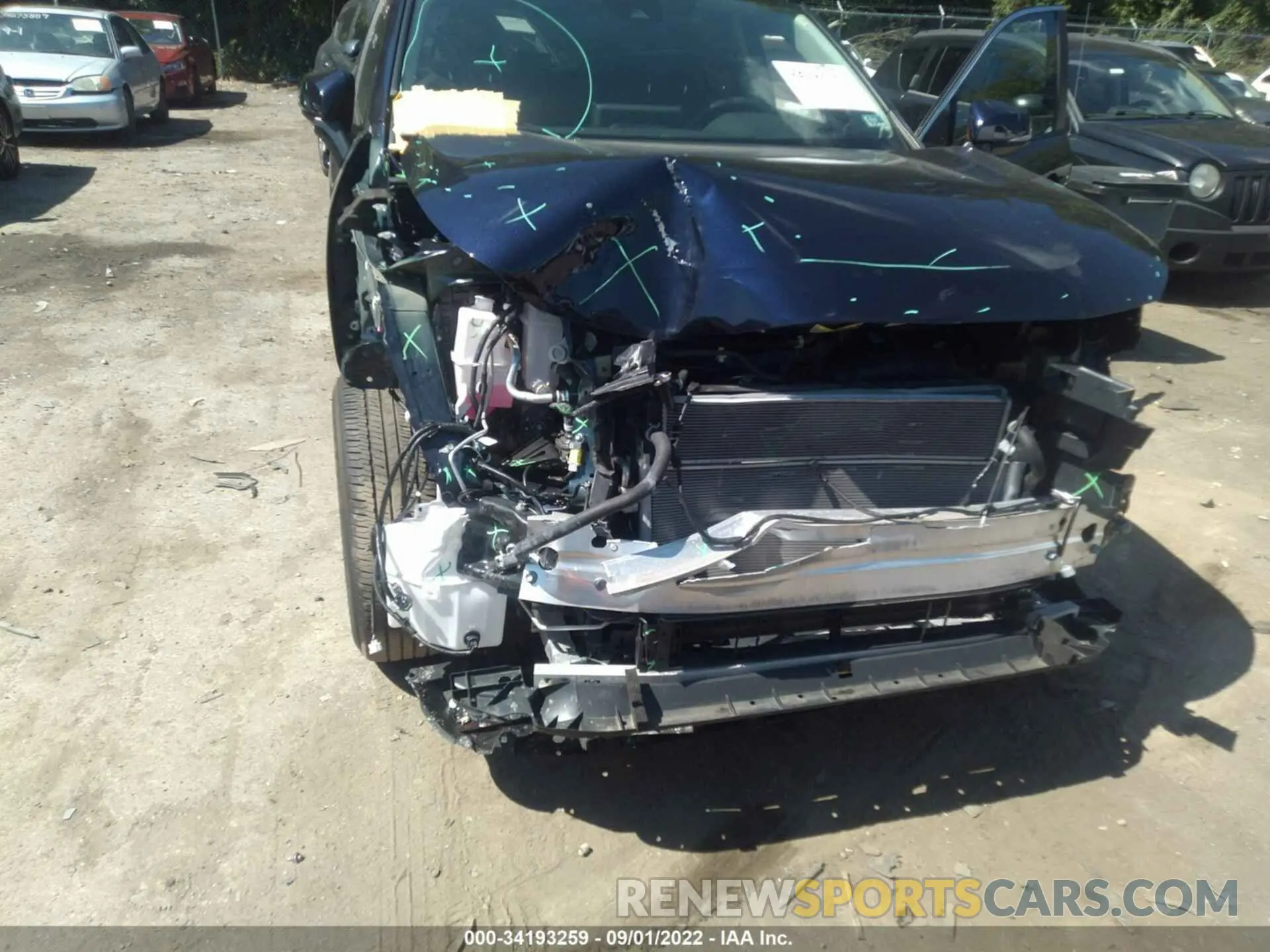 6 fotografías del automóvil dañado 2T3R6RFV7MW010166 TOYOTA RAV4 2021
