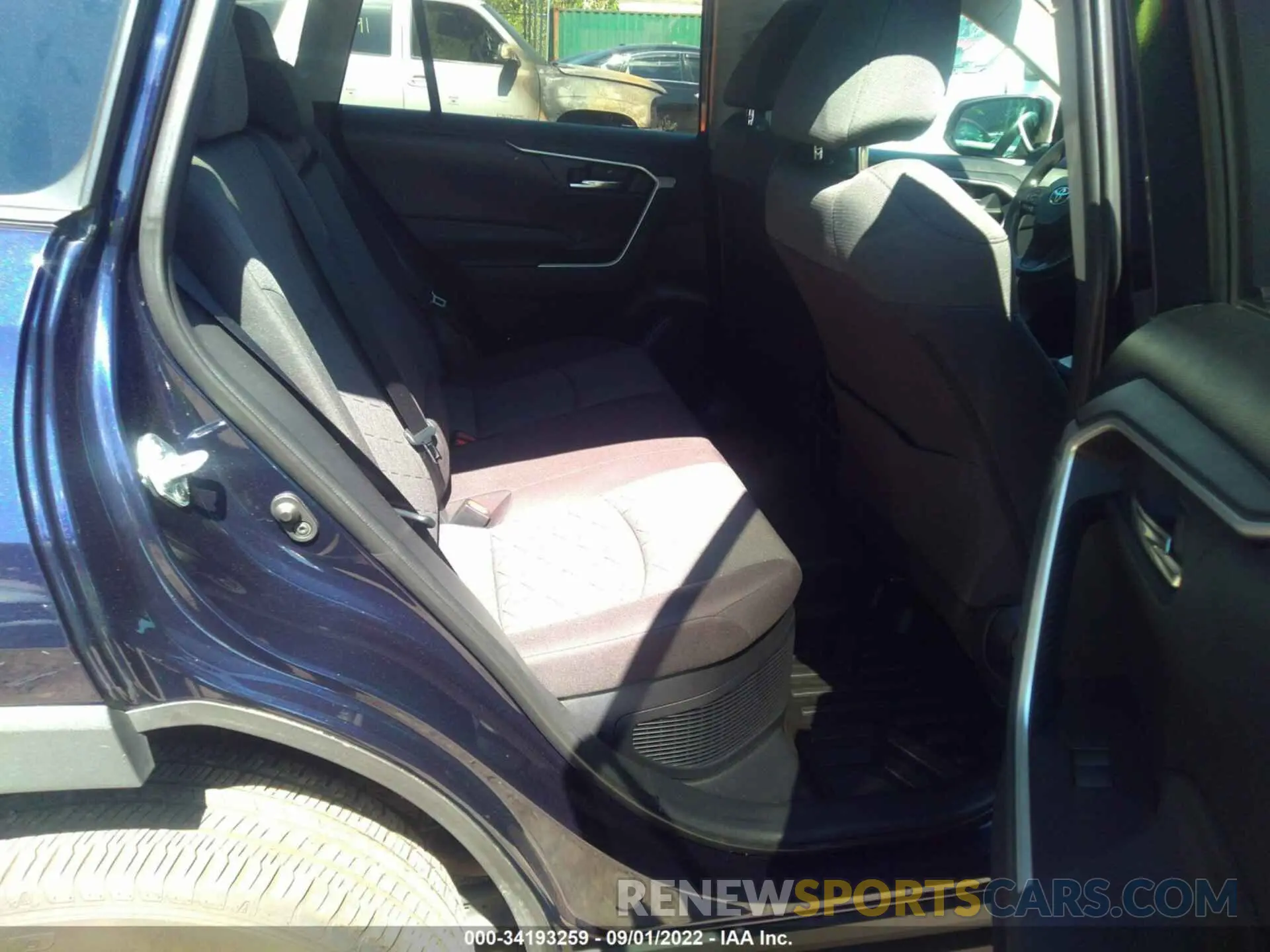 8 fotografías del automóvil dañado 2T3R6RFV7MW010166 TOYOTA RAV4 2021