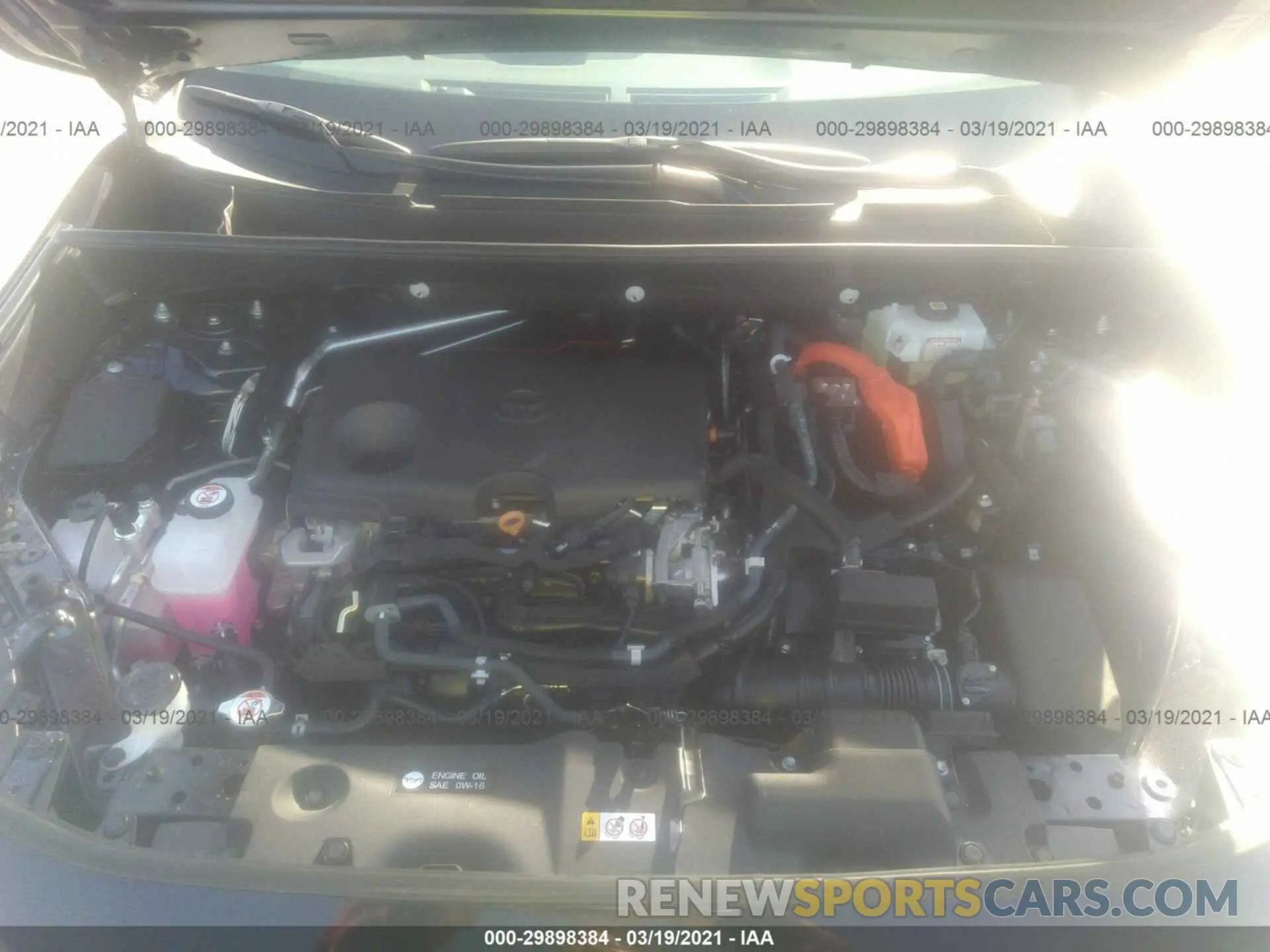 10 fotografías del automóvil dañado 2T3R6RFV7MW014976 TOYOTA RAV4 2021