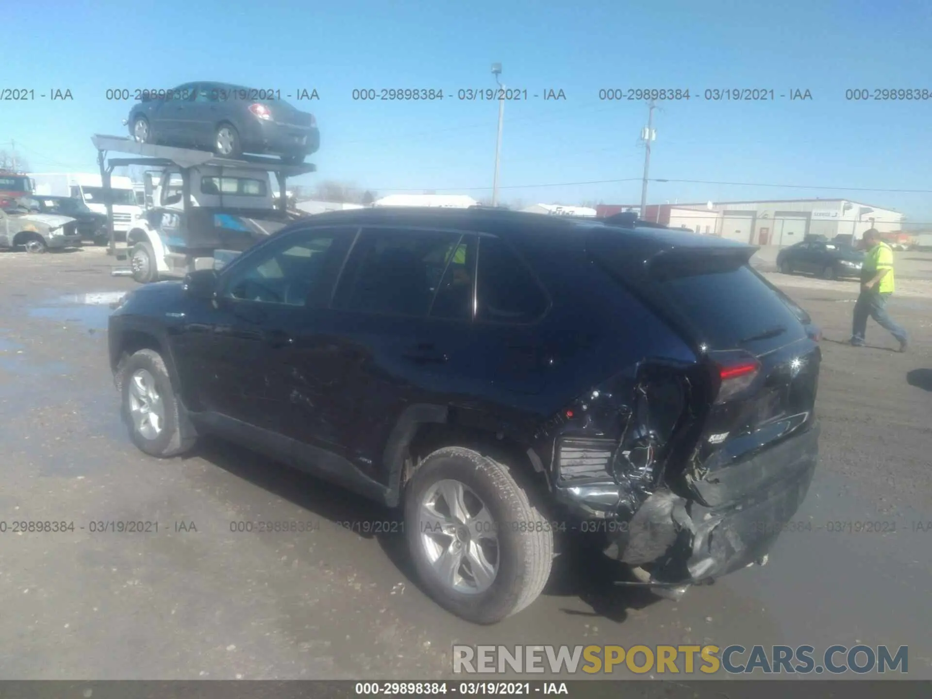 3 fotografías del automóvil dañado 2T3R6RFV7MW014976 TOYOTA RAV4 2021