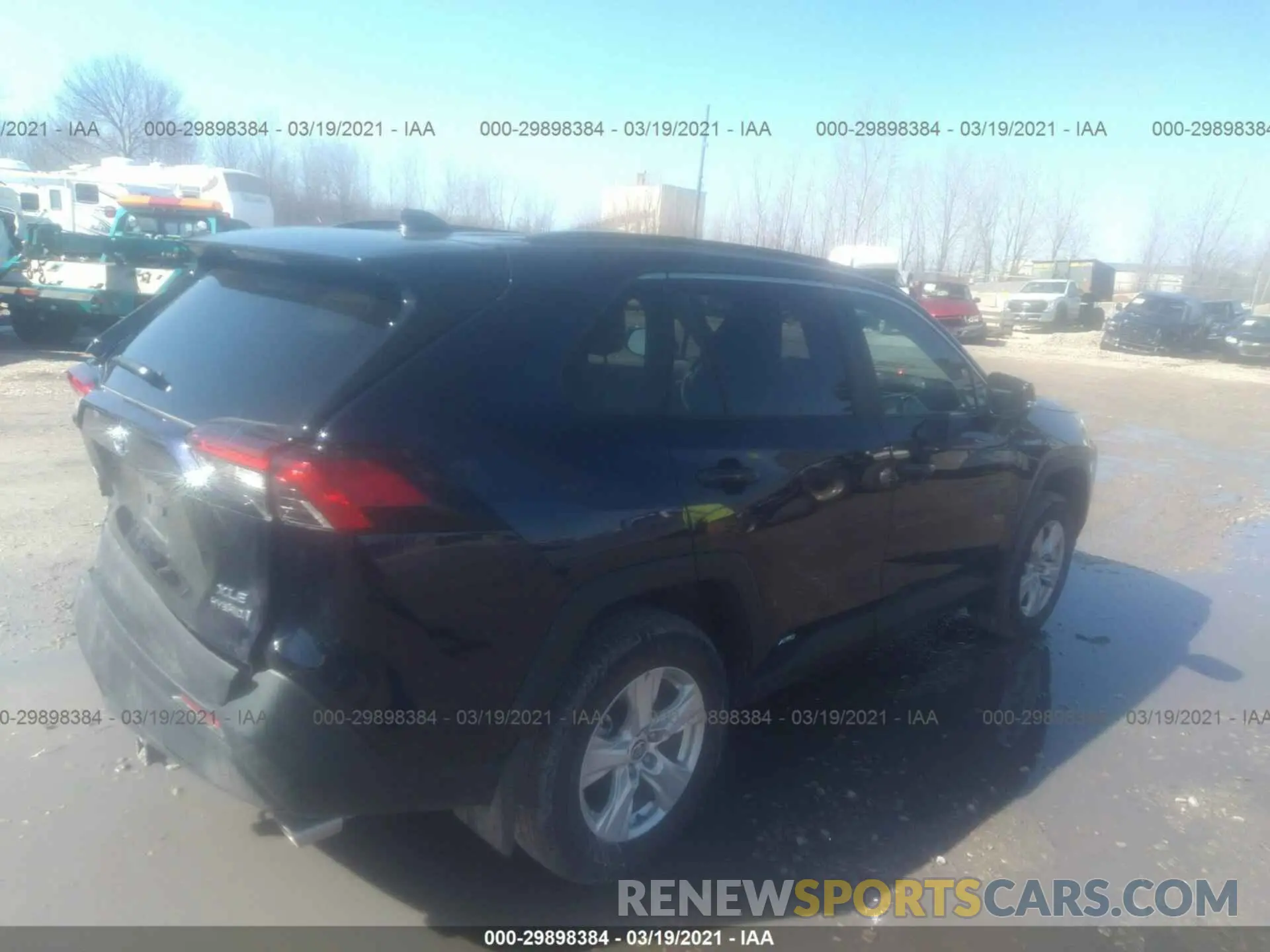 4 fotografías del automóvil dañado 2T3R6RFV7MW014976 TOYOTA RAV4 2021