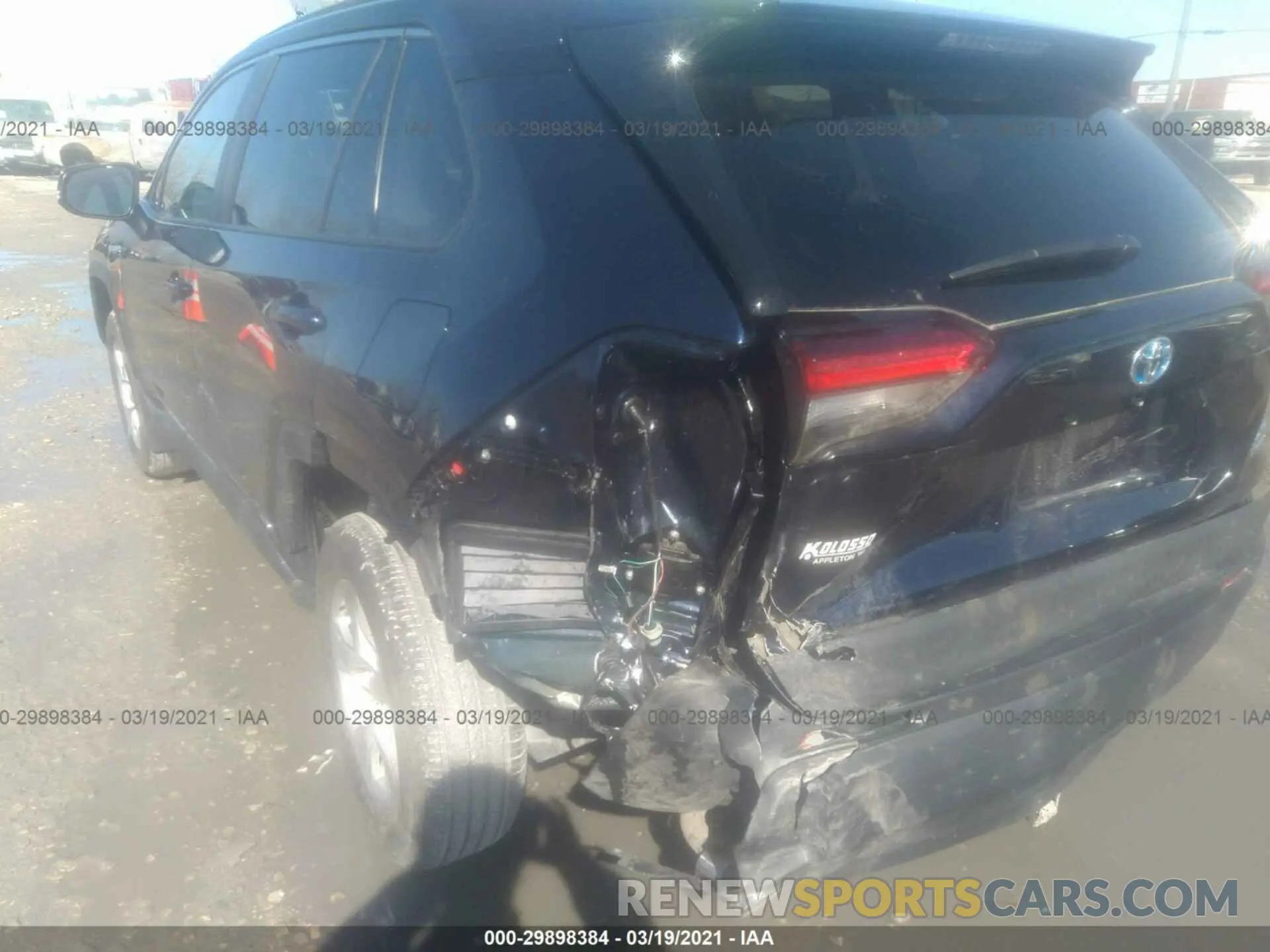 6 fotografías del automóvil dañado 2T3R6RFV7MW014976 TOYOTA RAV4 2021