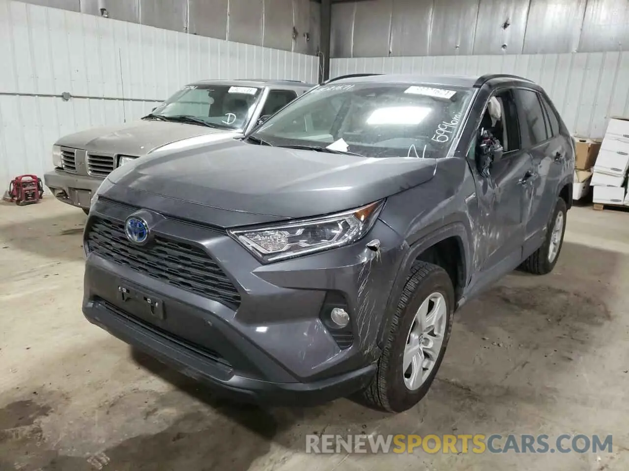 2 fotografías del automóvil dañado 2T3RWRFV1MW118492 TOYOTA RAV4 2021