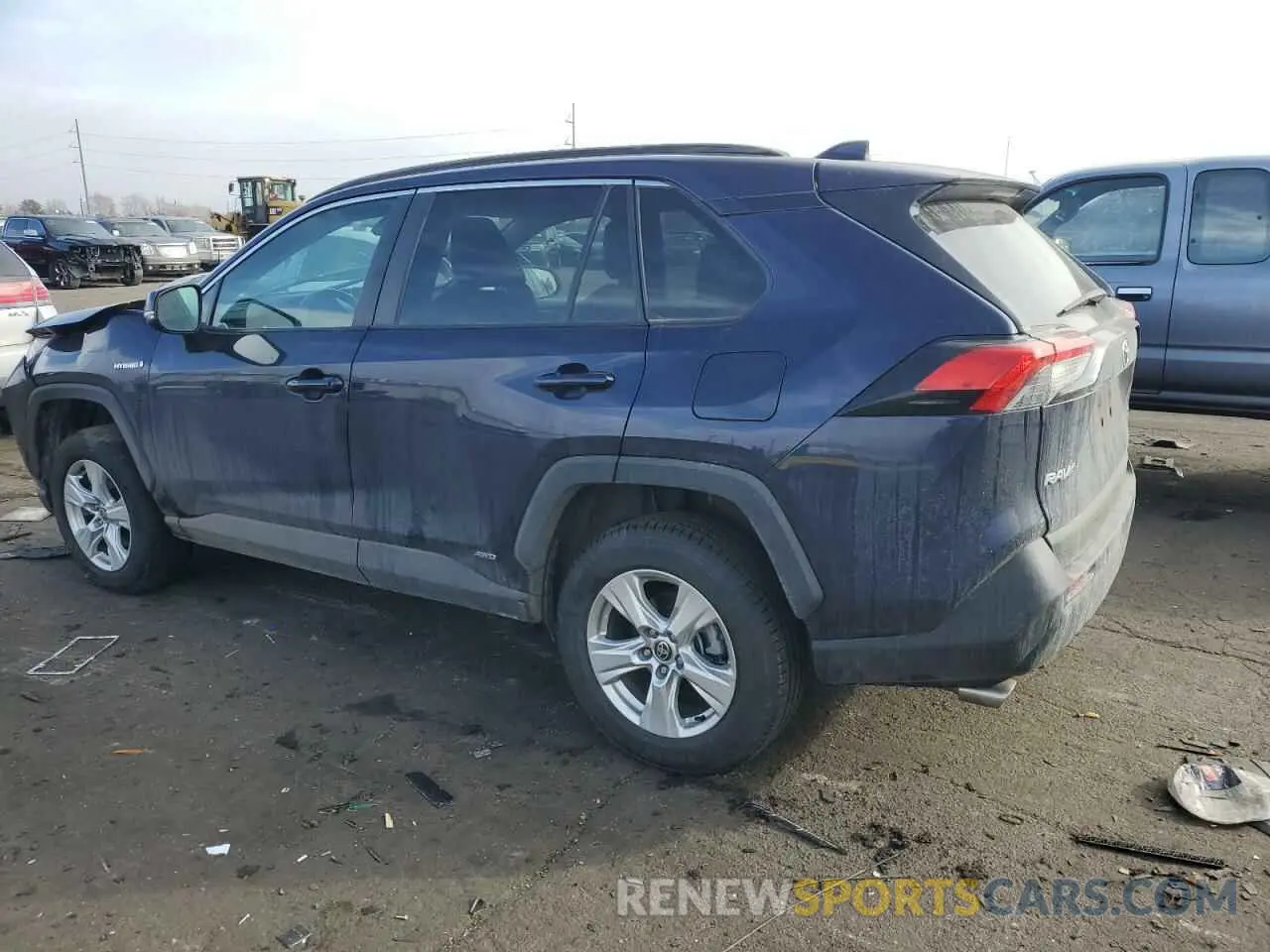 2 fotografías del automóvil dañado 2T3RWRFV3MW108921 TOYOTA RAV4 2021