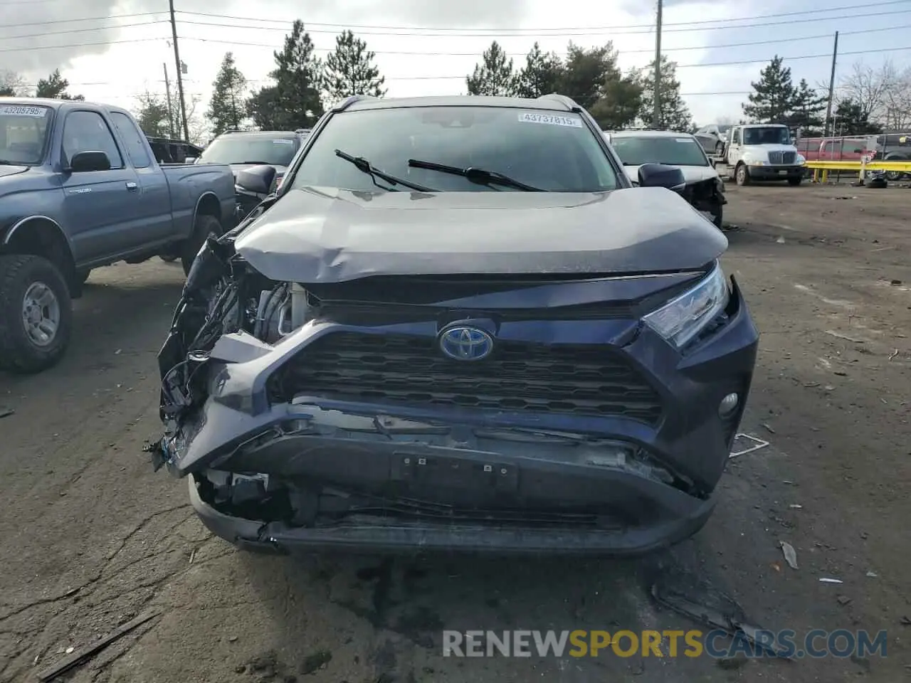 5 fotografías del automóvil dañado 2T3RWRFV3MW108921 TOYOTA RAV4 2021
