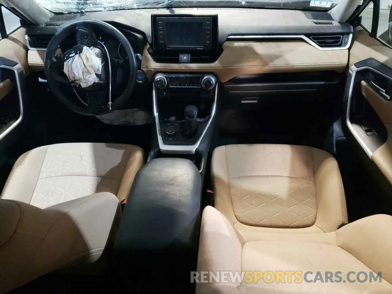 8 fotografías del automóvil dañado 2T3RWRFV3MW128649 TOYOTA RAV4 2021