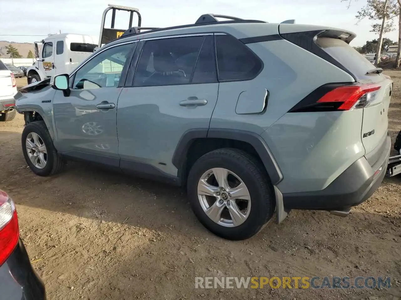 2 fotografías del automóvil dañado 2T3RWRFV4MW109141 TOYOTA RAV4 2021