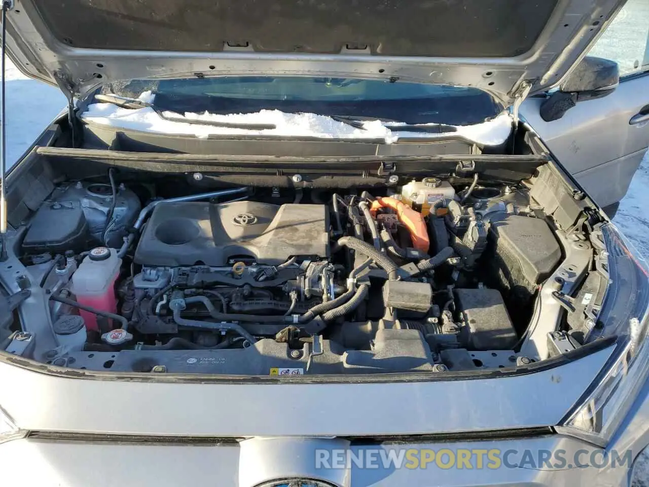12 fotografías del automóvil dañado 2T3RWRFV7MW123857 TOYOTA RAV4 2021