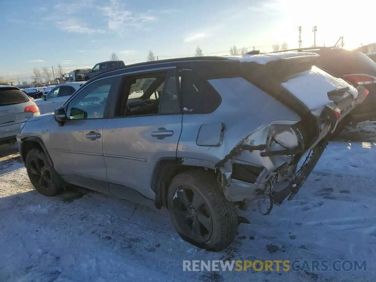 2 fotografías del automóvil dañado 2T3RWRFV7MW123857 TOYOTA RAV4 2021