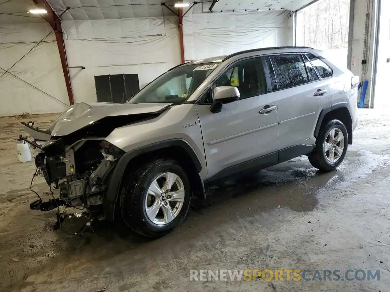 1 fotografías del automóvil dañado 2T3RWRFV9MW110074 TOYOTA RAV4 2021