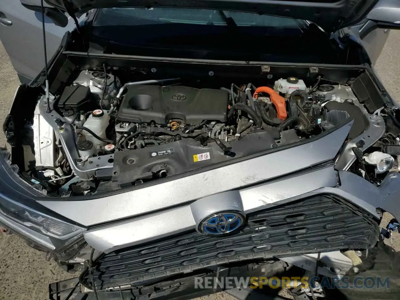 12 fotografías del automóvil dañado 2T3RWRFV9MW121785 TOYOTA RAV4 2021