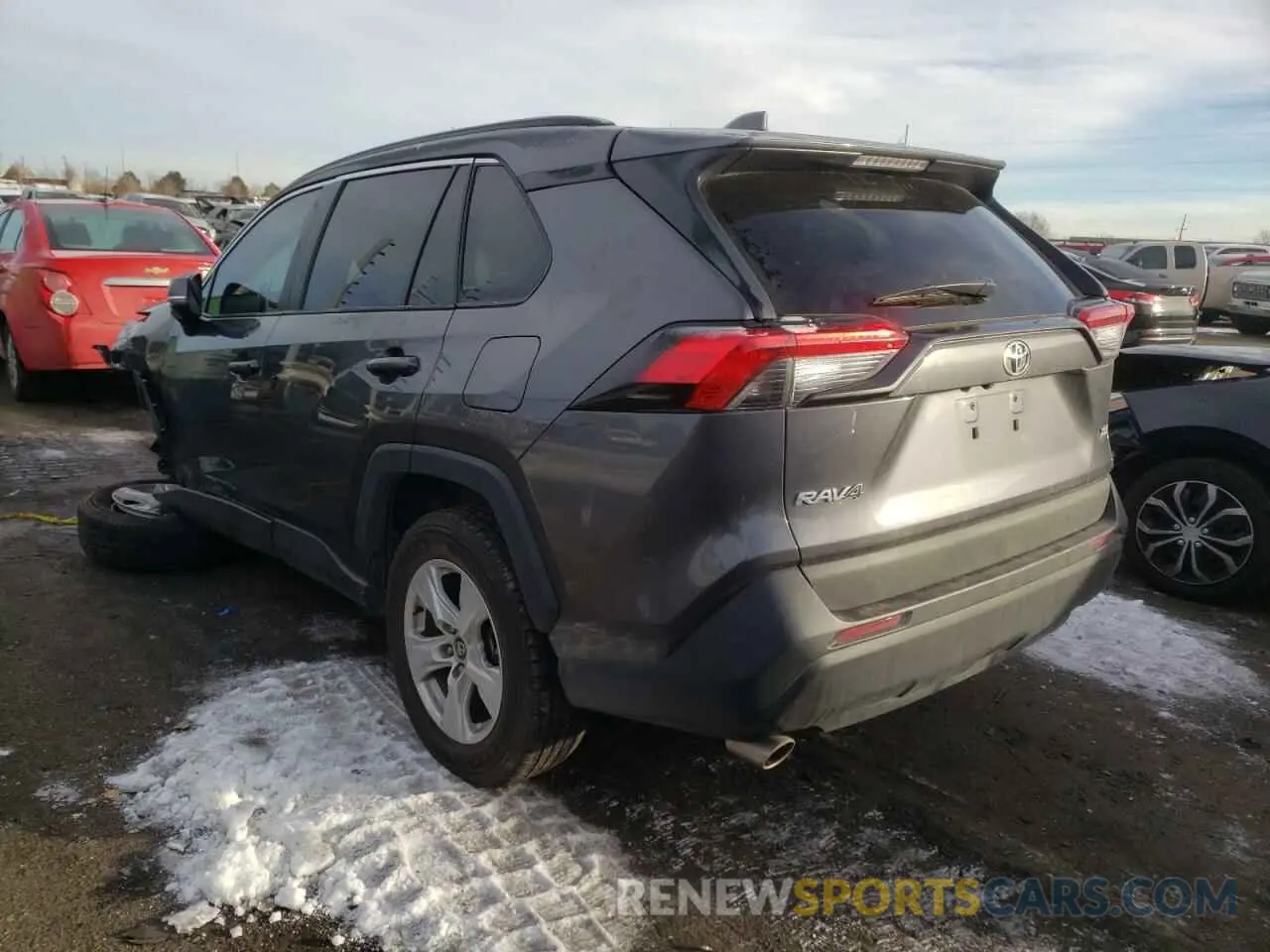 3 fotografías del automóvil dañado 2T3W1RFV0MC091241 TOYOTA RAV4 2021