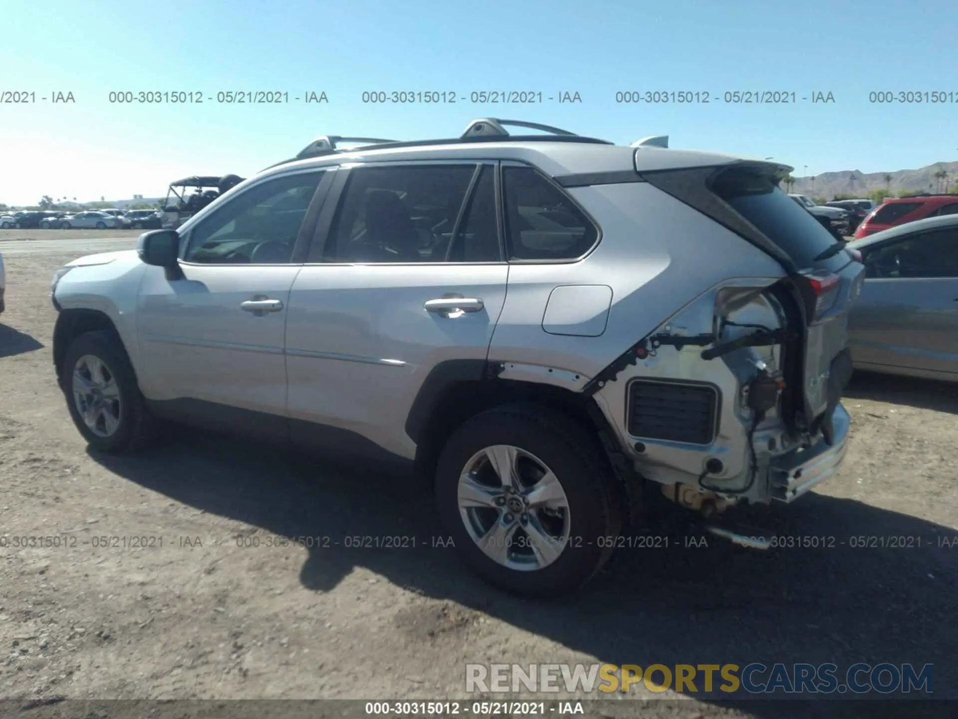 3 fotografías del automóvil dañado 2T3W1RFV0MC129700 TOYOTA RAV4 2021