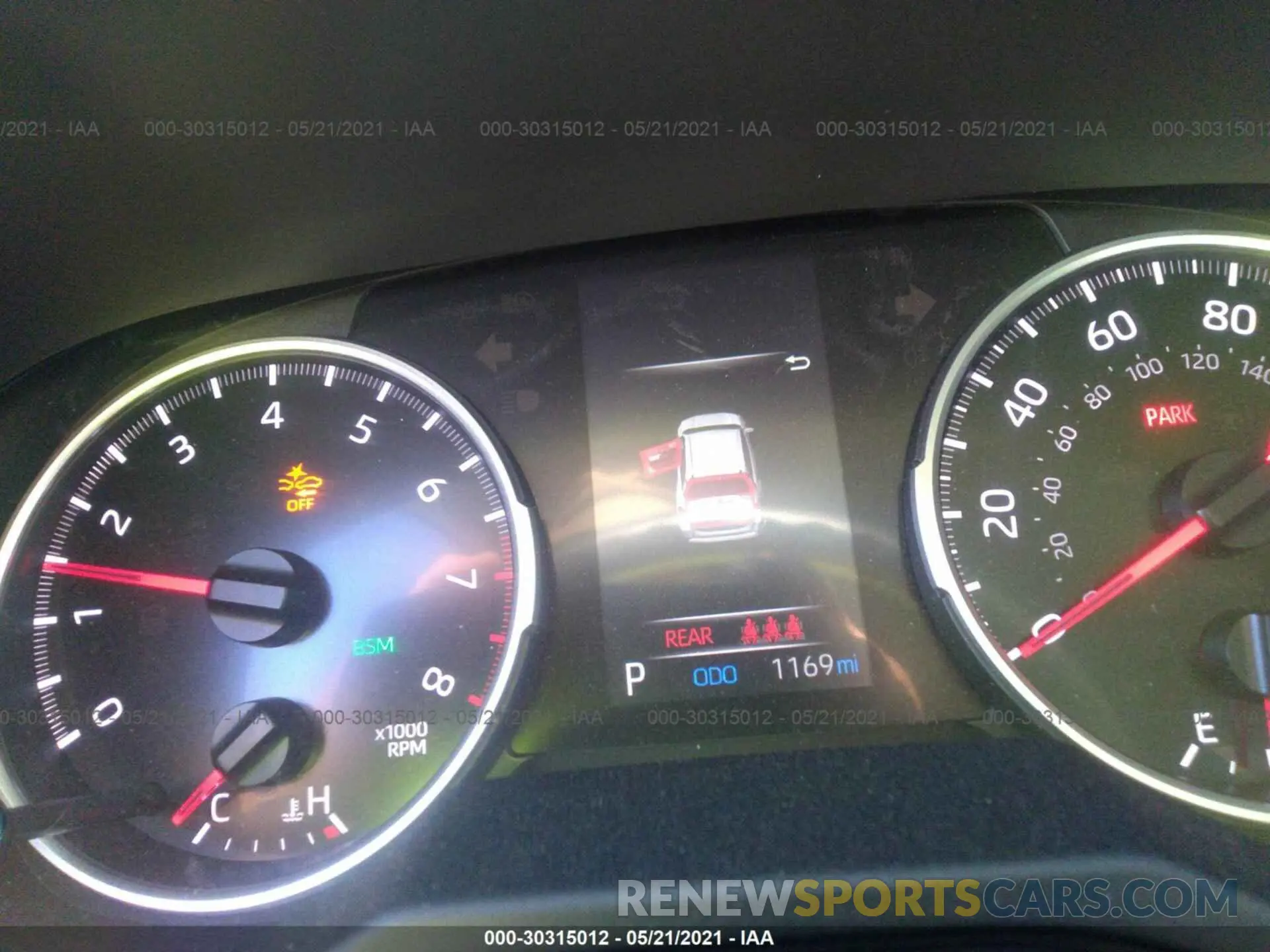 7 fotografías del automóvil dañado 2T3W1RFV0MC129700 TOYOTA RAV4 2021