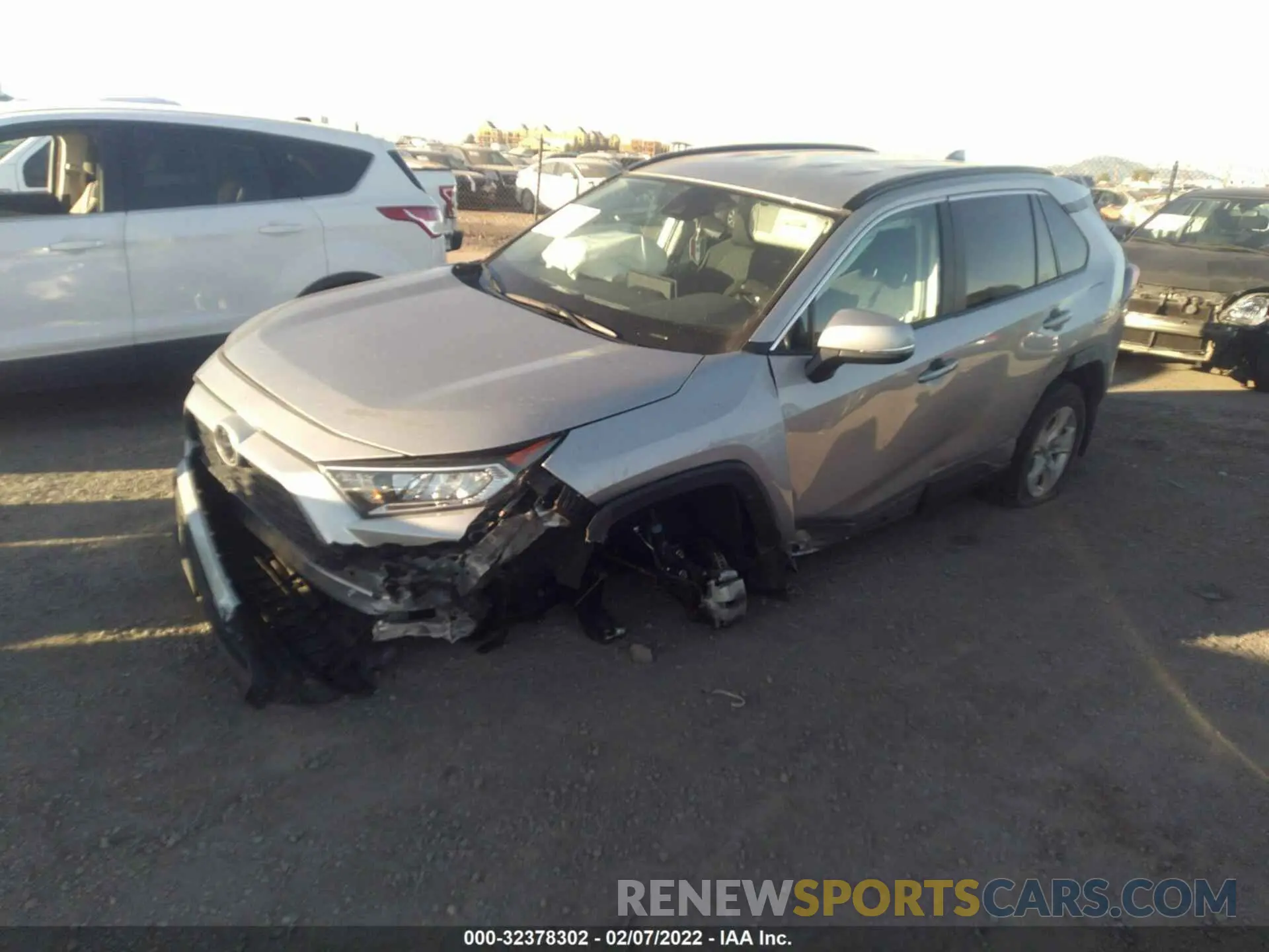 2 fotografías del automóvil dañado 2T3W1RFV0MC148733 TOYOTA RAV4 2021
