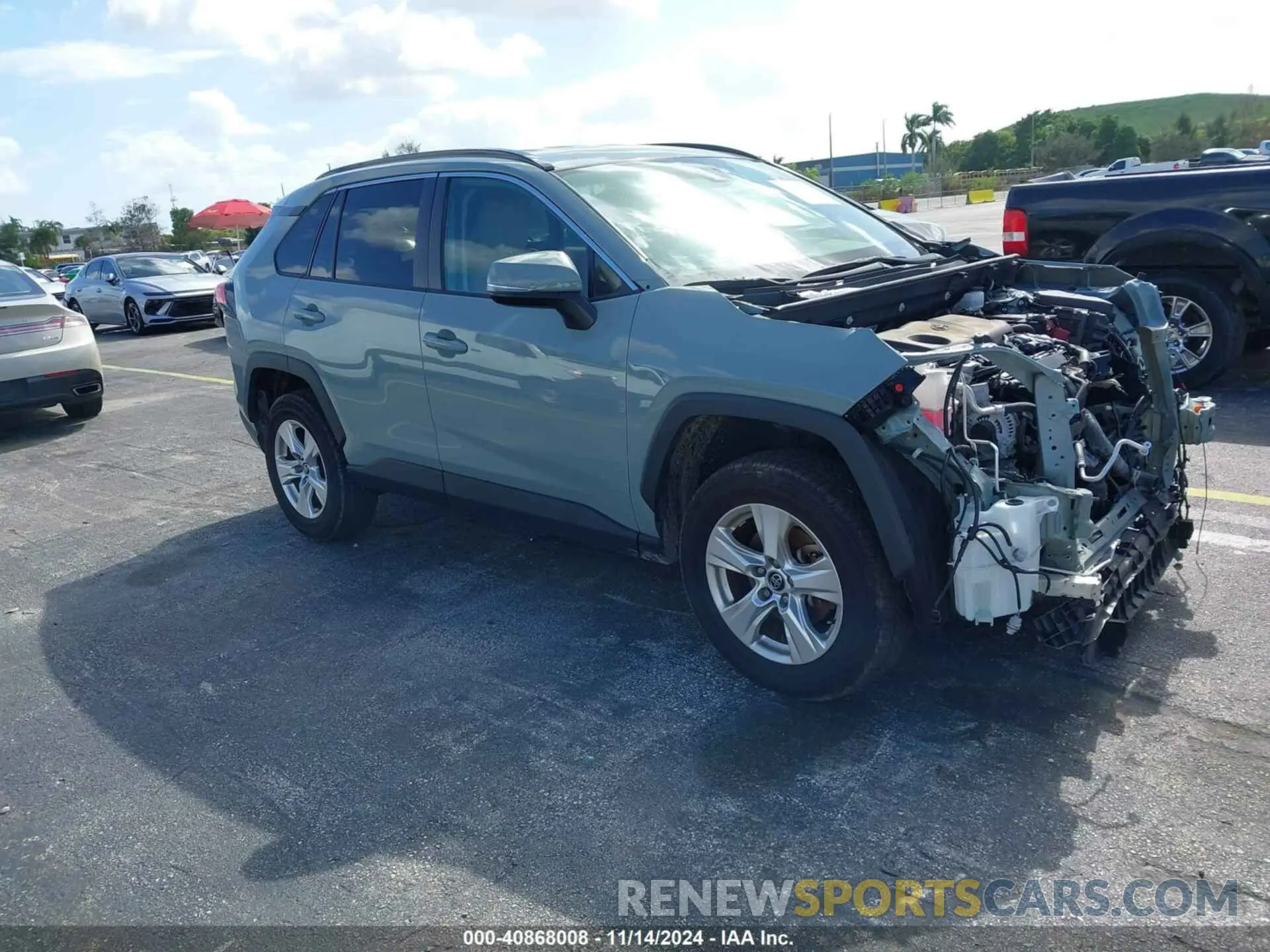 1 fotografías del automóvil dañado 2T3W1RFV0MW123376 TOYOTA RAV4 2021