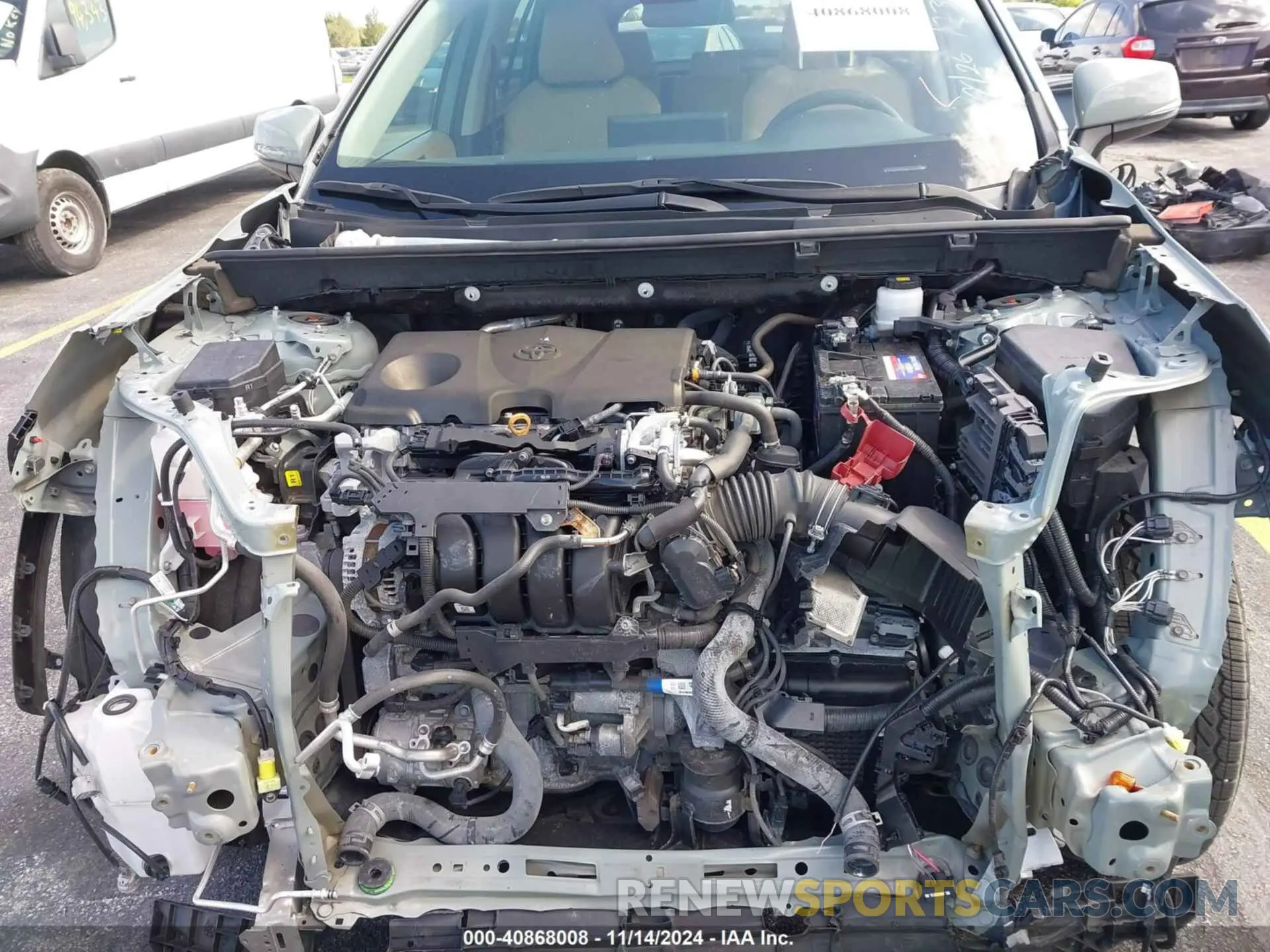 10 fotografías del automóvil dañado 2T3W1RFV0MW123376 TOYOTA RAV4 2021