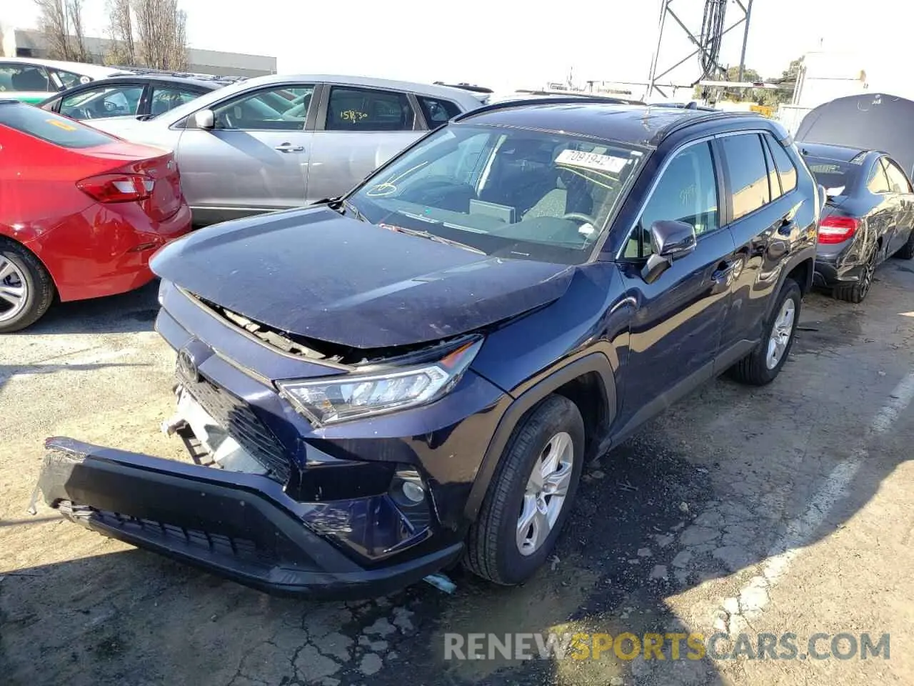 2 fotografías del automóvil dañado 2T3W1RFV0MW137293 TOYOTA RAV4 2021