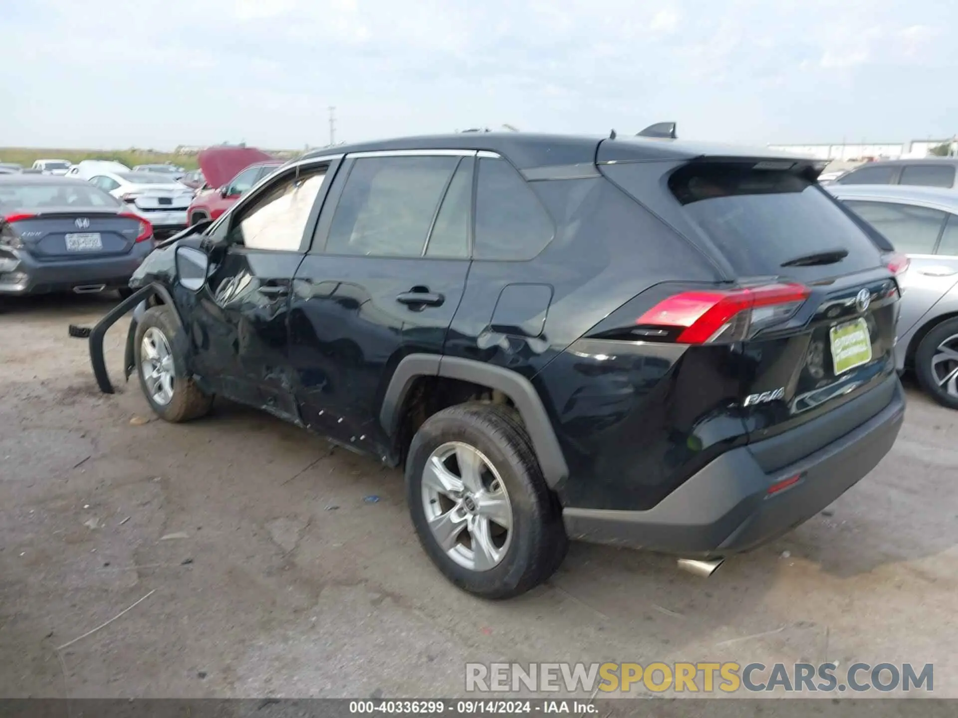 3 fotografías del automóvil dañado 2T3W1RFV1MC134596 TOYOTA RAV4 2021