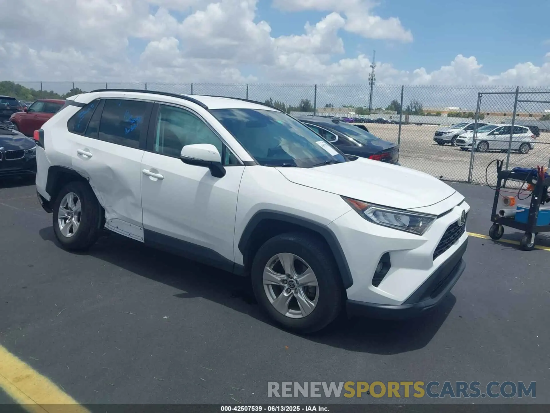 1 fotografías del automóvil dañado 2T3W1RFV1MC136218 TOYOTA RAV4 2021