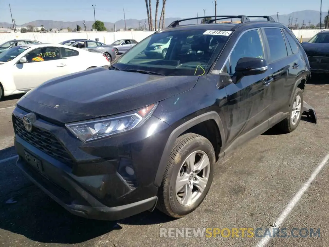 2 fotografías del automóvil dañado 2T3W1RFV1MC154041 TOYOTA RAV4 2021