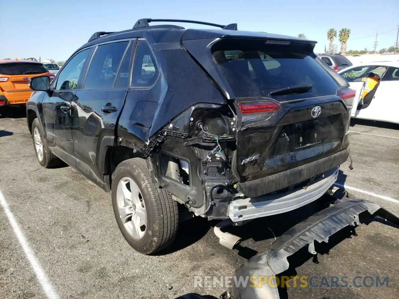 3 fotografías del automóvil dañado 2T3W1RFV1MC154041 TOYOTA RAV4 2021