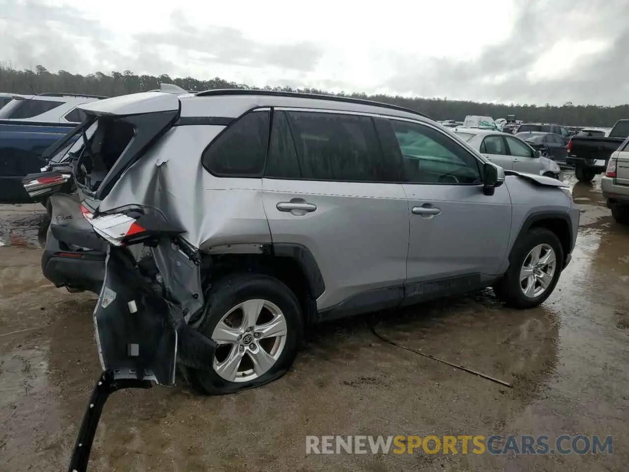 3 fotografías del automóvil dañado 2T3W1RFV1MC160678 TOYOTA RAV4 2021