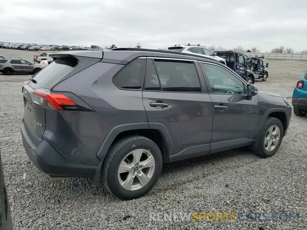 3 fotografías del automóvil dañado 2T3W1RFV1MW103802 TOYOTA RAV4 2021