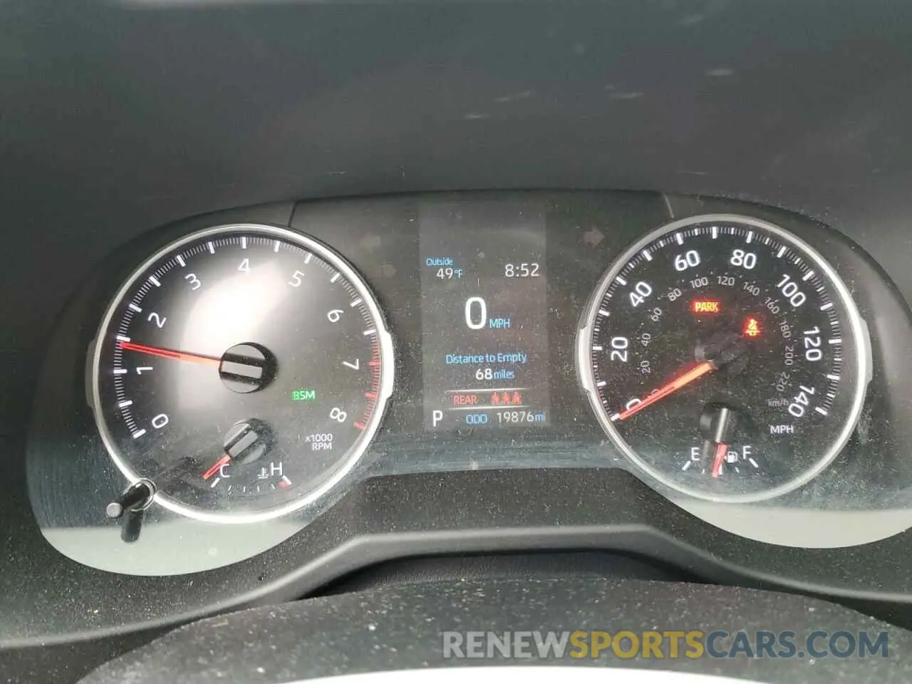 9 fotografías del automóvil dañado 2T3W1RFV1MW103802 TOYOTA RAV4 2021